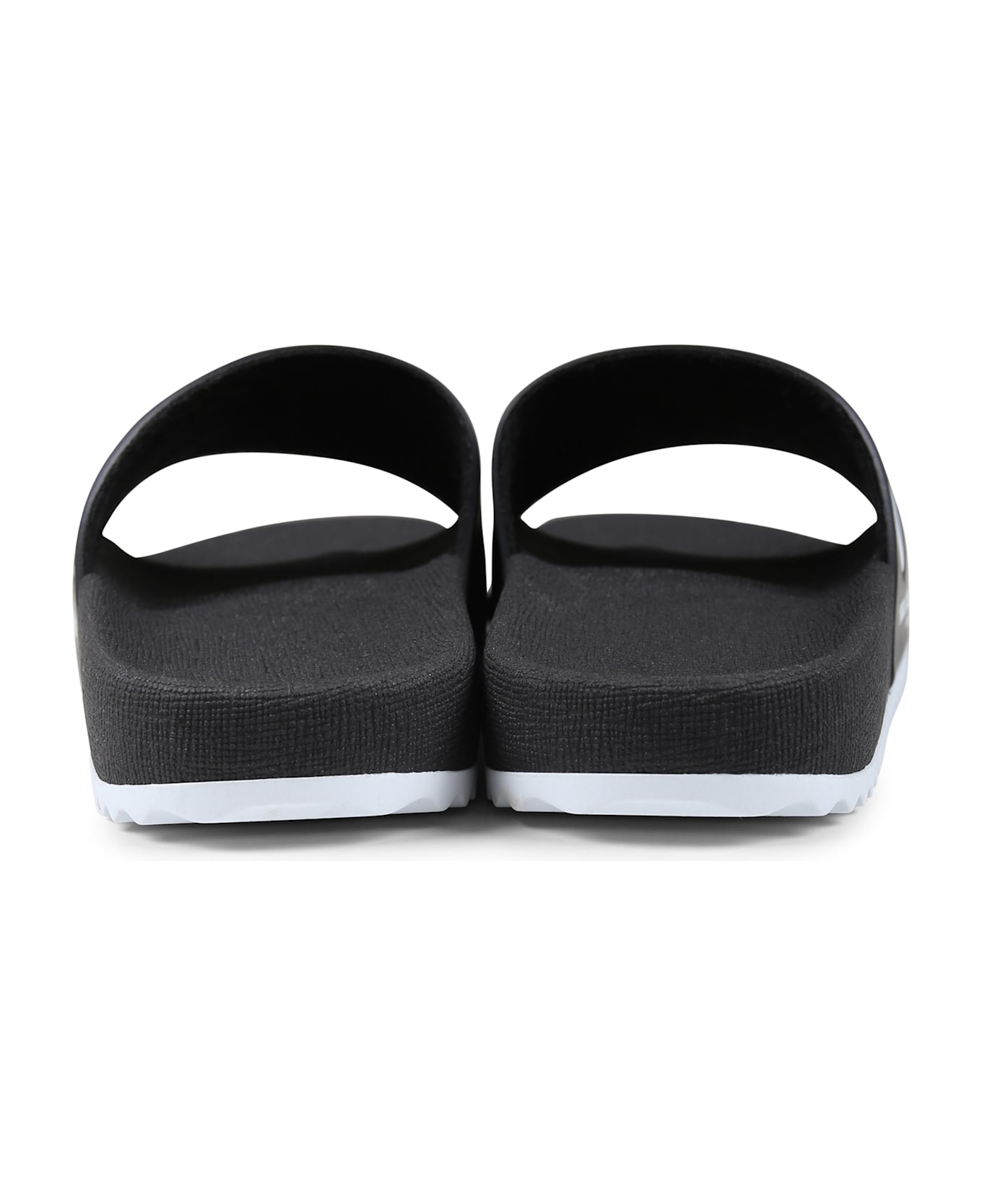 Karl Lagerfeld Kids Black Slippers For Kids With Karl Lagerfeld - Black