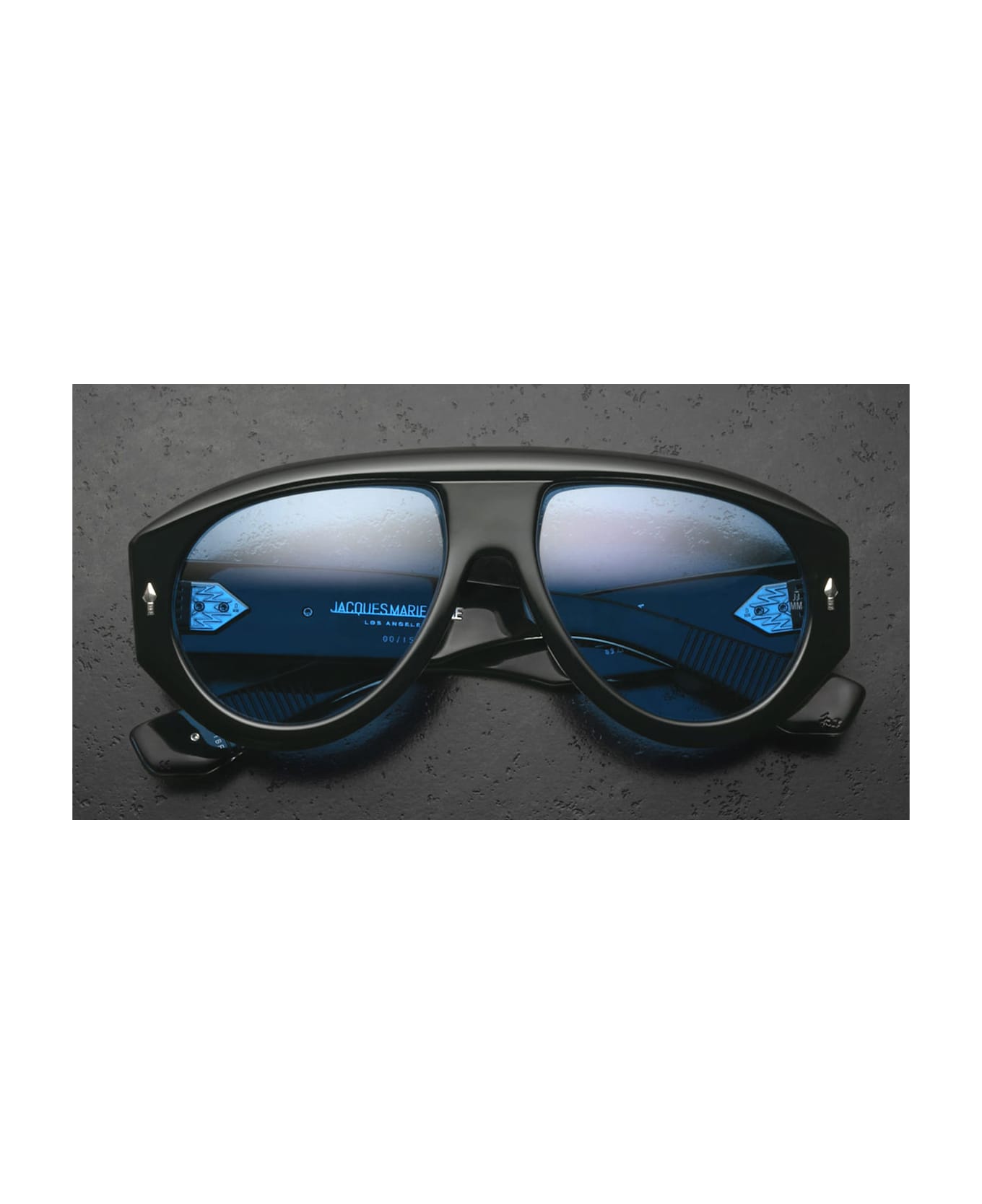 Jacques Marie Mage Last Frontier V - Bandit - Marquina Sunglasses - Black