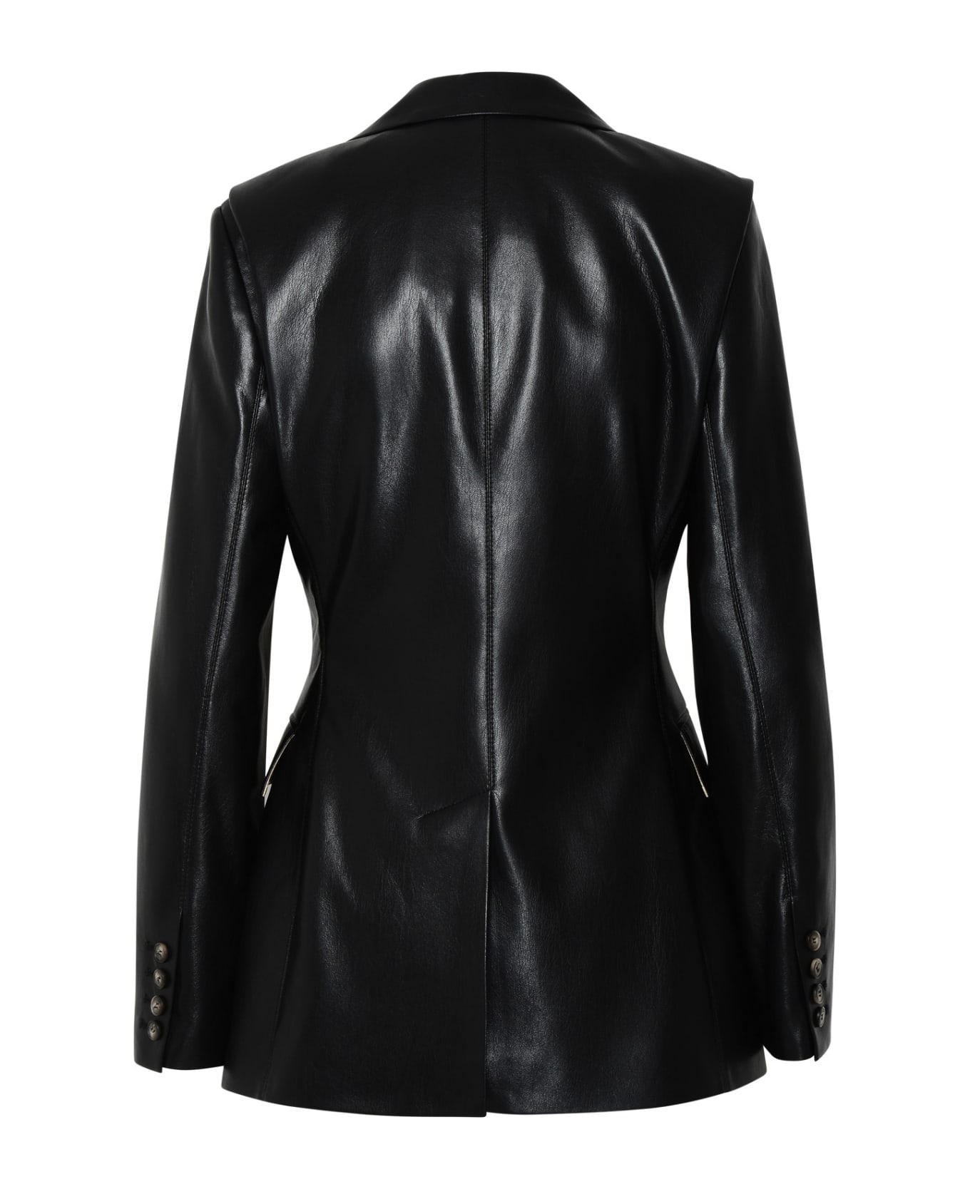 Nanushka Black Polyester Blend Blazer Jacket - Black ブレザー