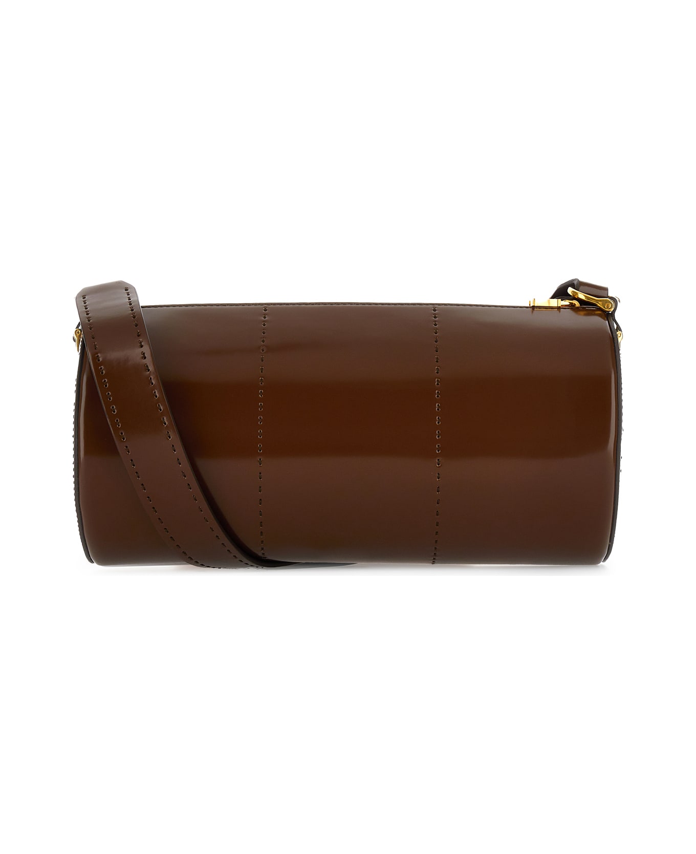 Max Mara Brown Leather Crossbody Bag - 008