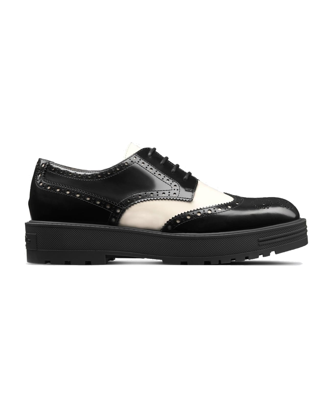 Dior Leather Derbies - Black フラットシューズ