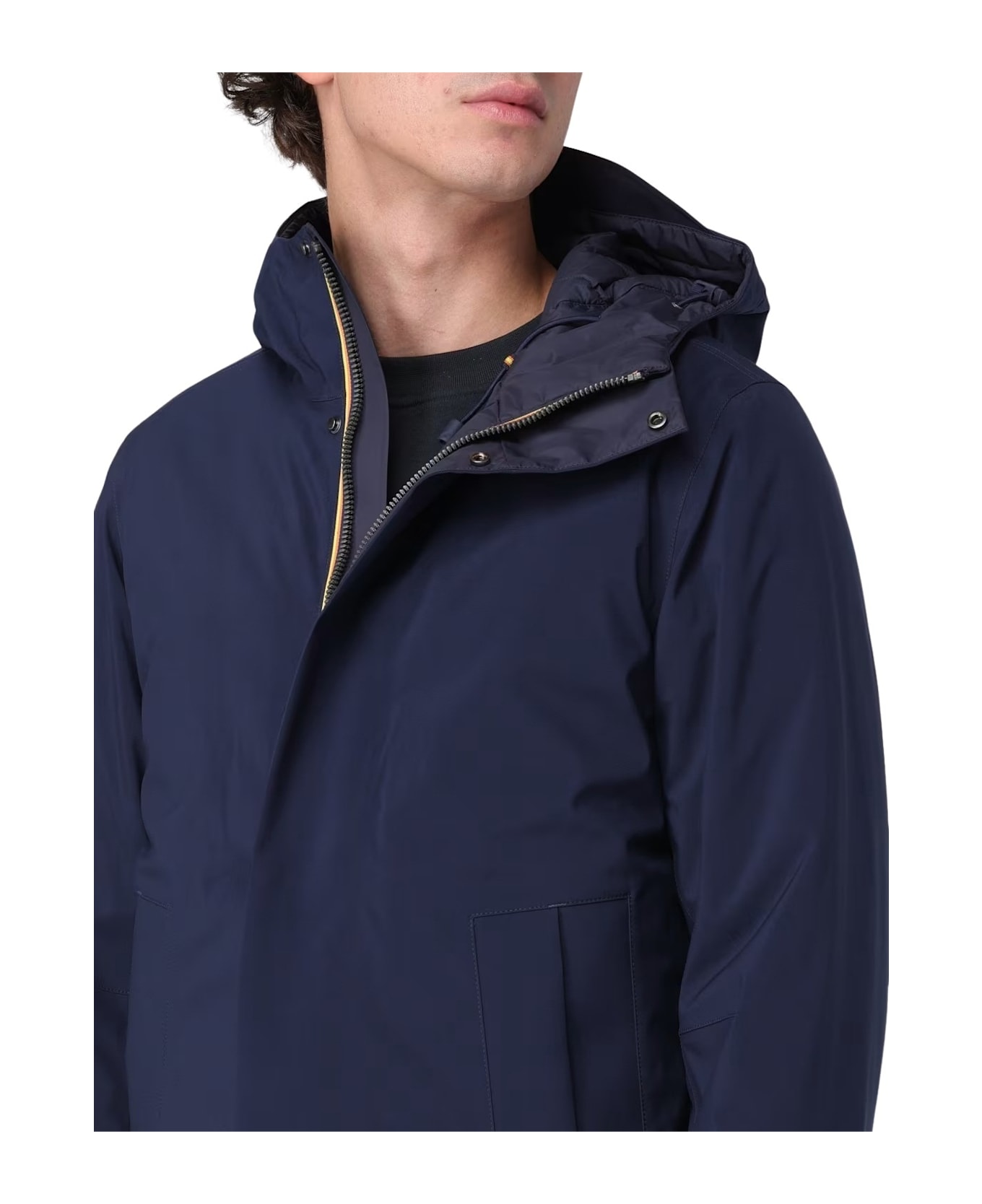 K-Way Jacken Bonded Padded - Blue Depth