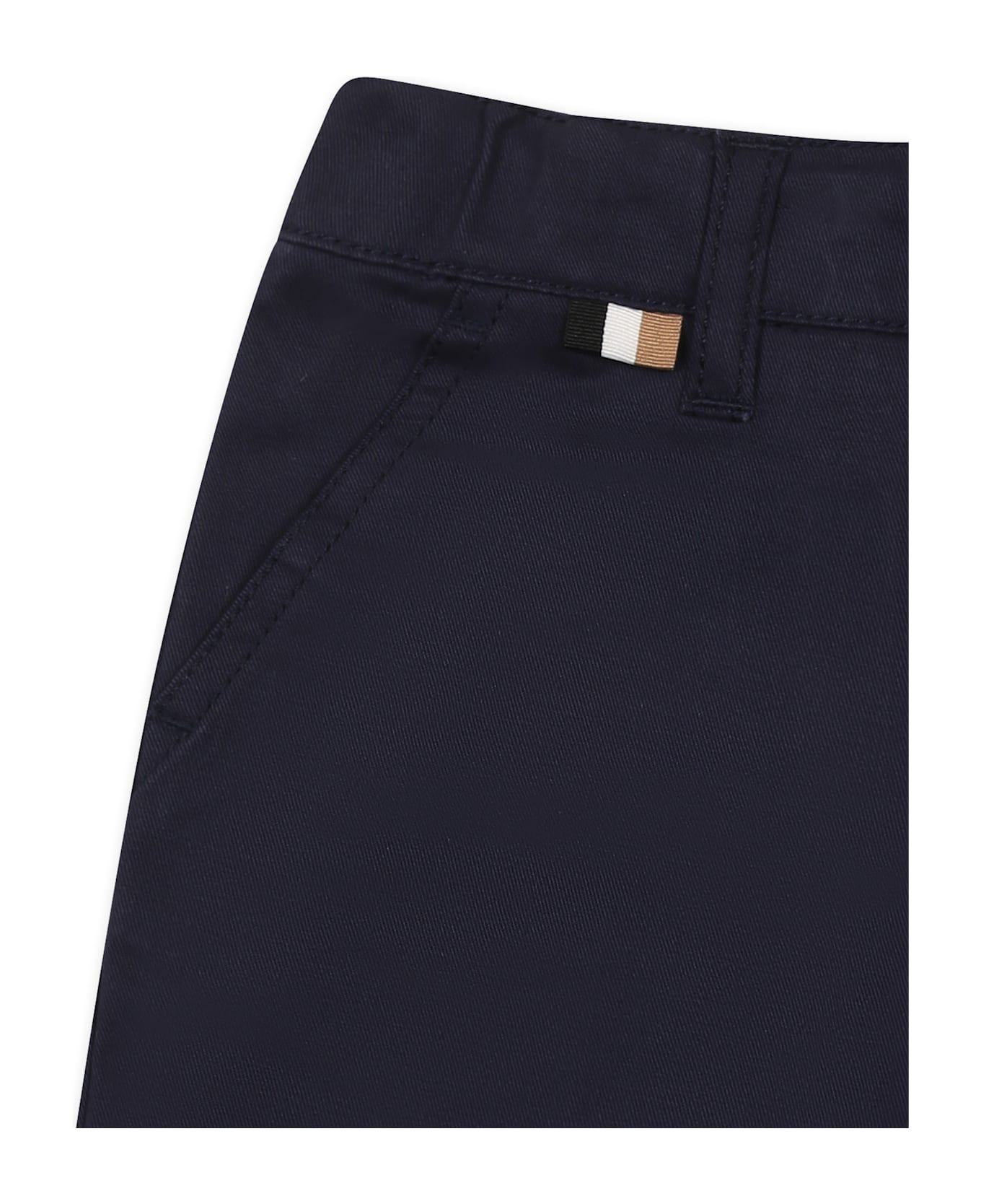 Hugo Boss Blue Shorts For Baby Boy - Blue