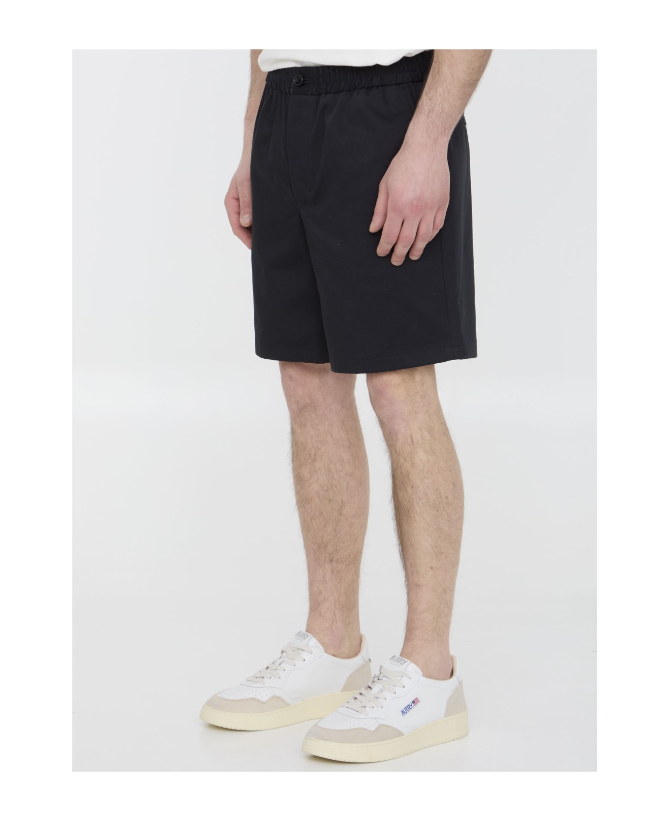 Ami Alexandre Mattiussi Cotton Bermuda Shorts - BLACK ショートパンツ