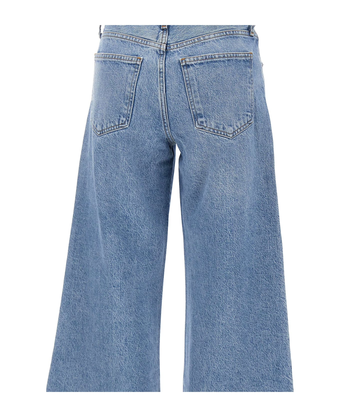 AGOLDE "clara Jean"organic Cotton Jeans - BLUE
