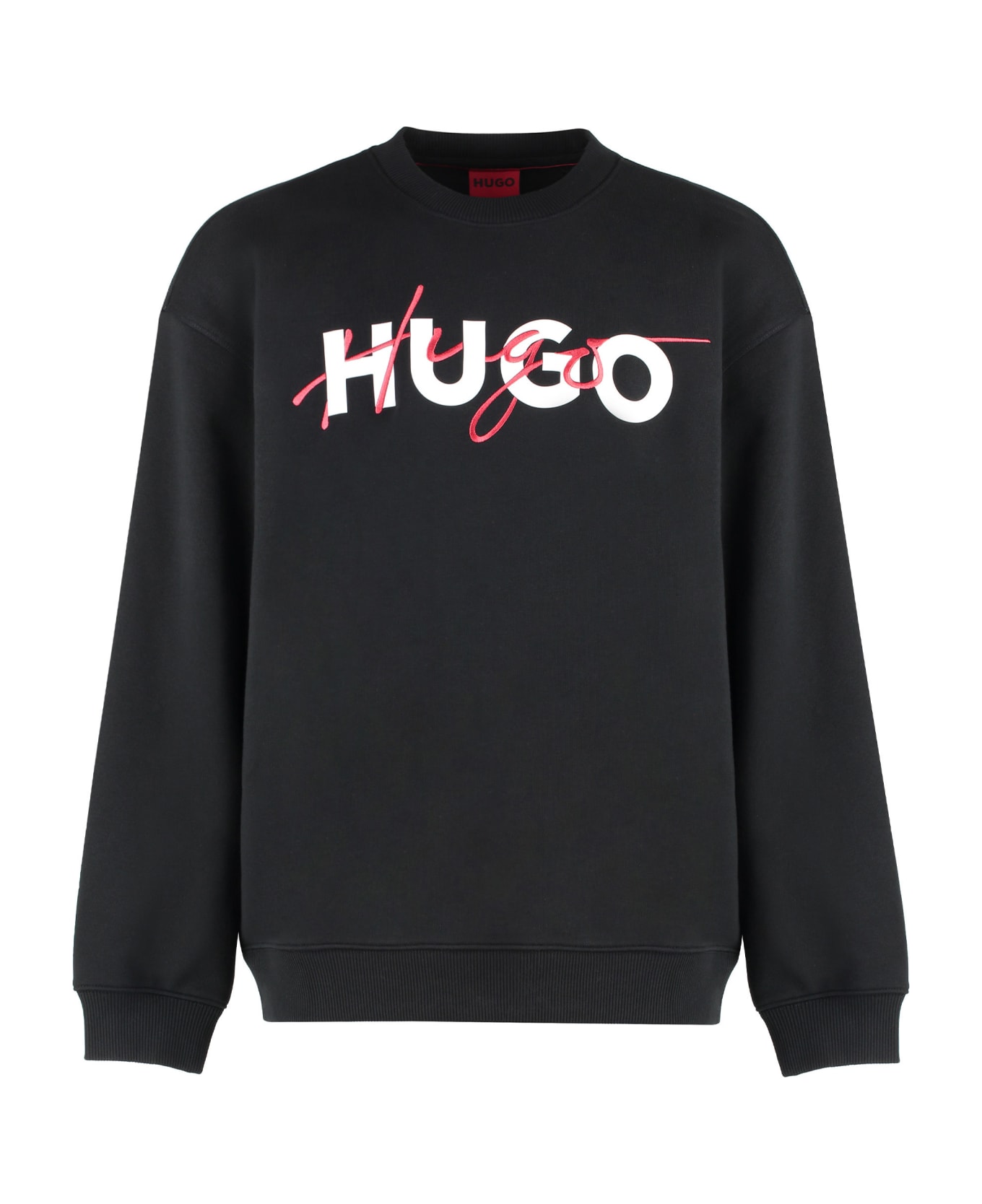 Hugo Boss Logo Crew-neck Sweatshirt - black