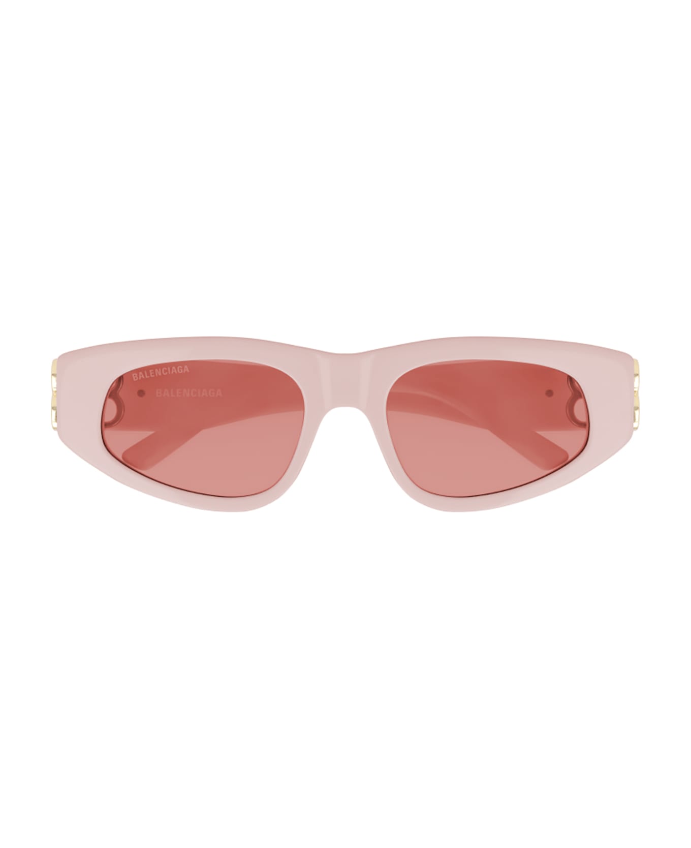 Balenciaga Eyewear BB0095S Sunglasses - Pink Gold Red