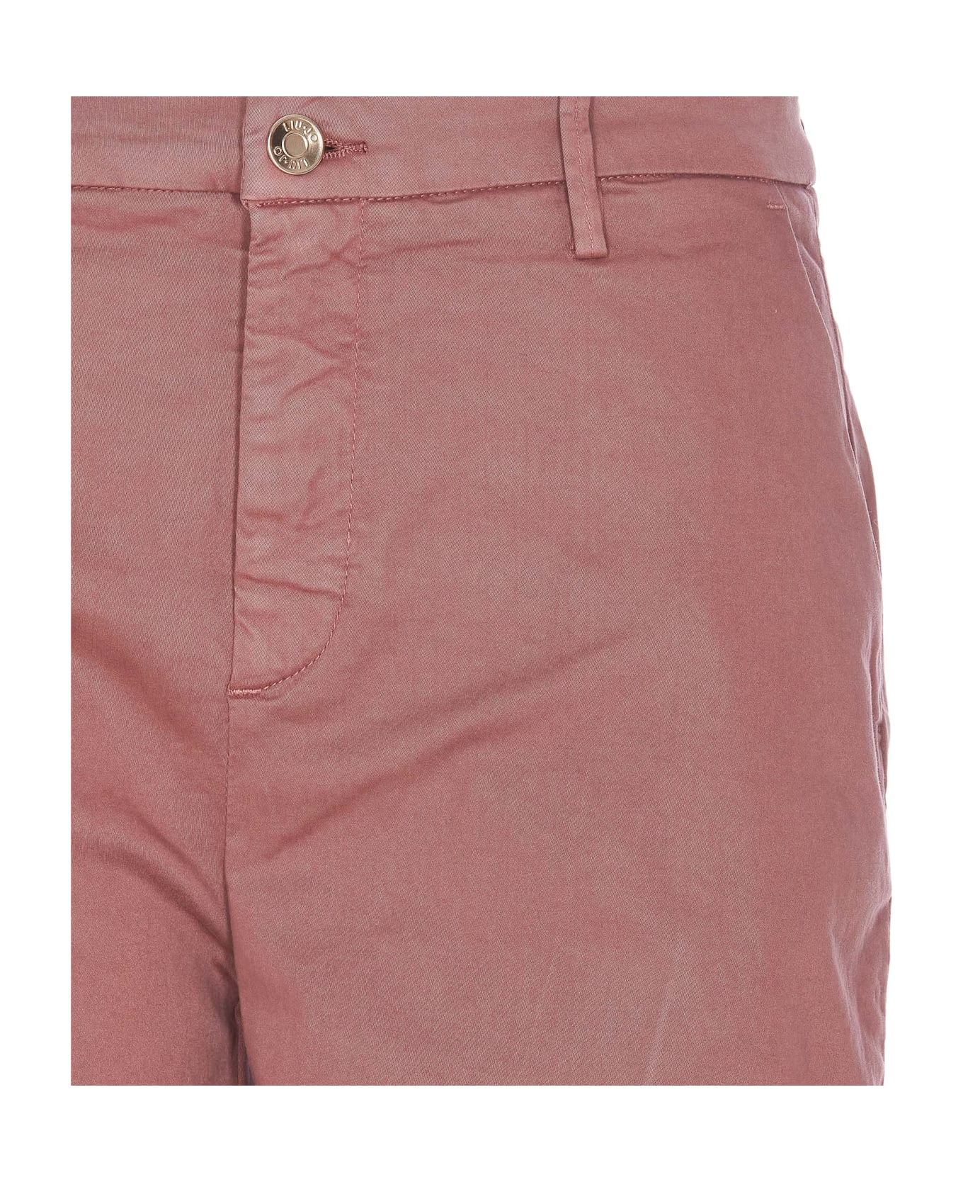 Liu-Jo Regular Flare Trousers - Pink