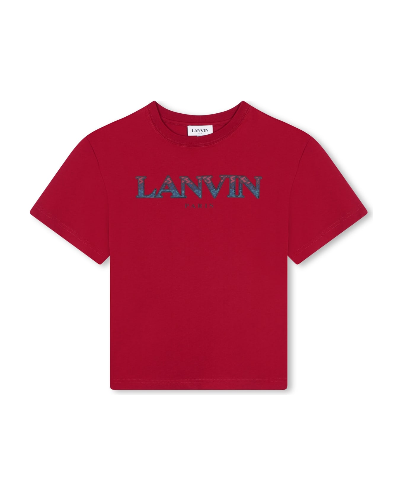 Lanvin T-shirt Con Logo - Red