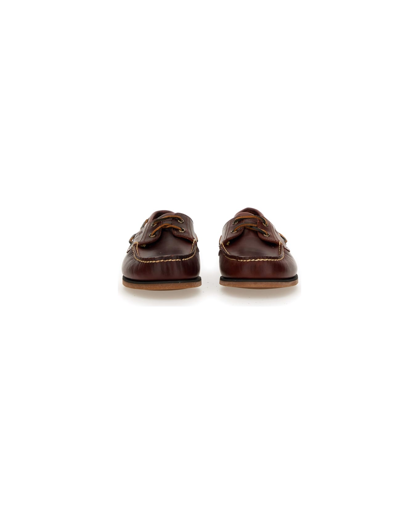 Timberland Leather Boat Shoe - BROWN