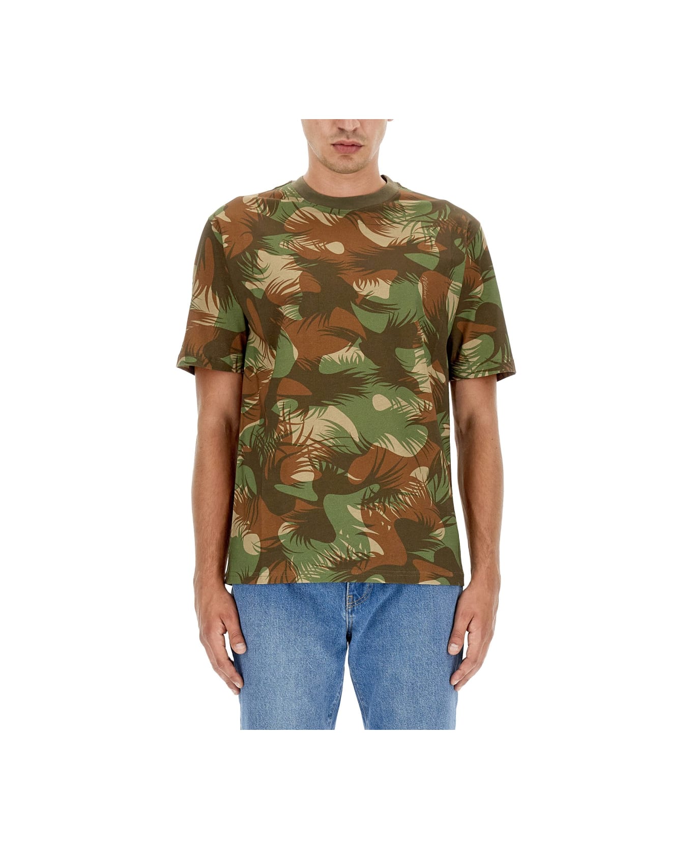 Moschino Camouflage T-shirt - GREEN シャツ