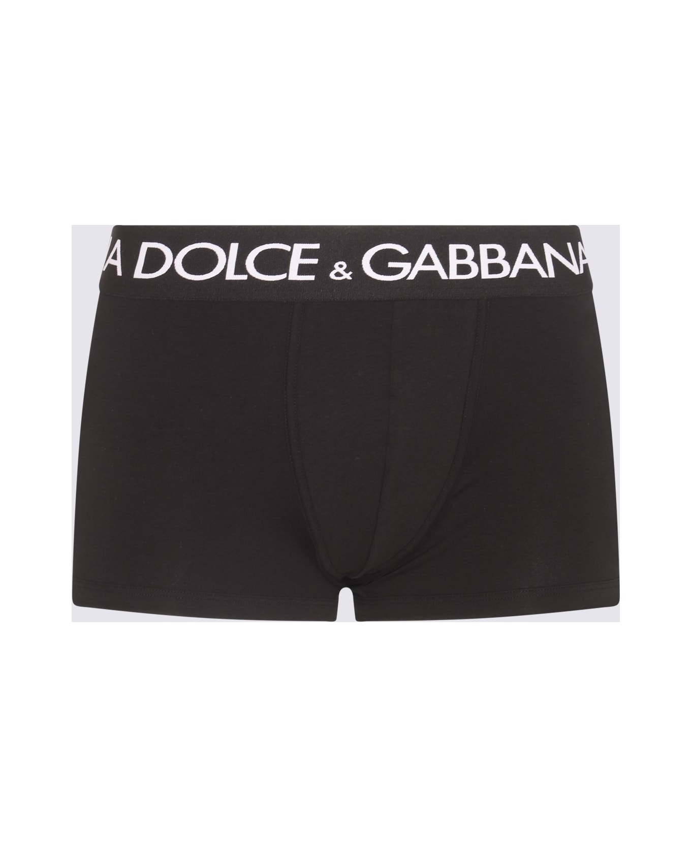 Dolce 
Gabbana Black Cotton Boxers - Black