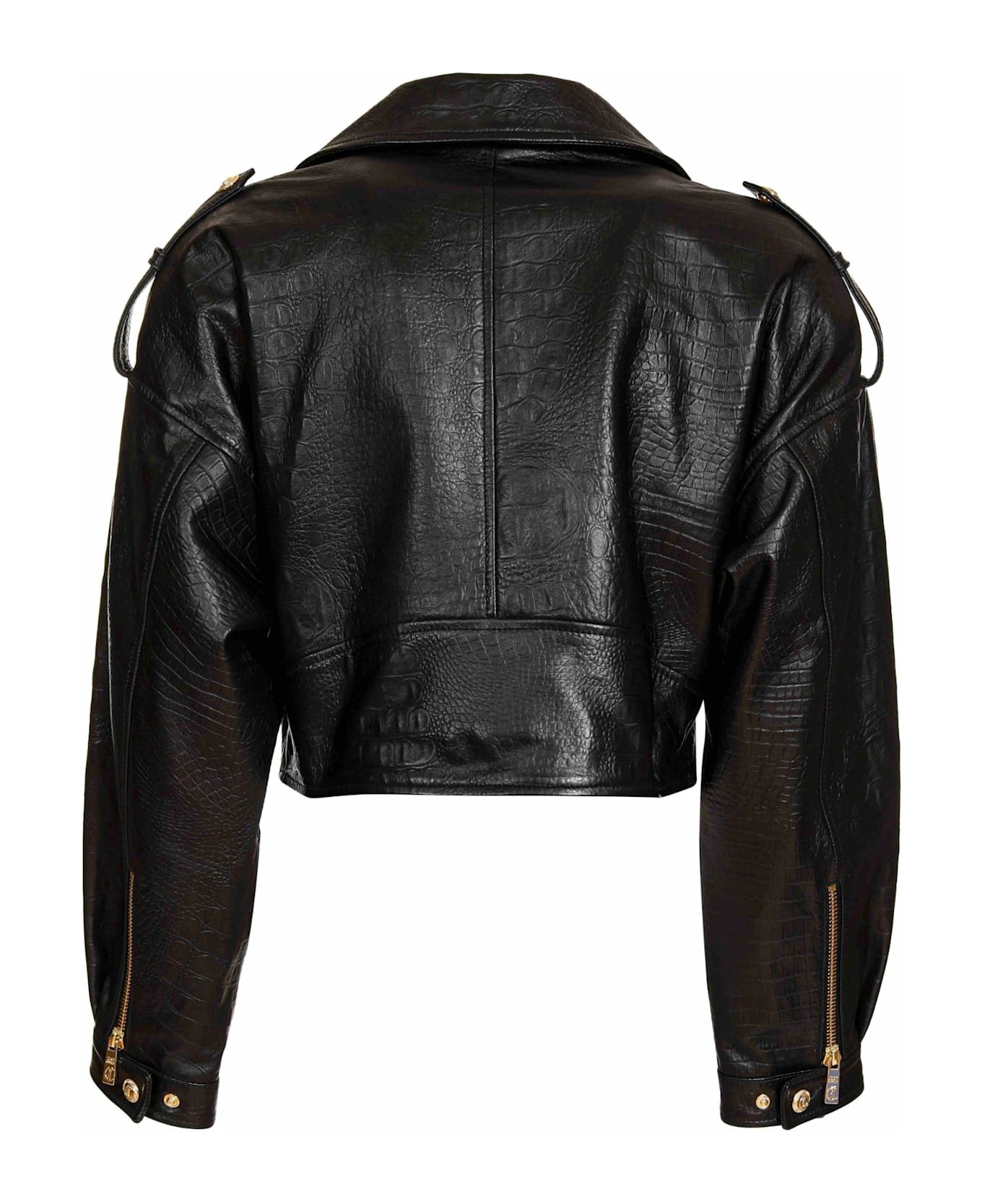 Just Cavalli Leather Jacket | italist