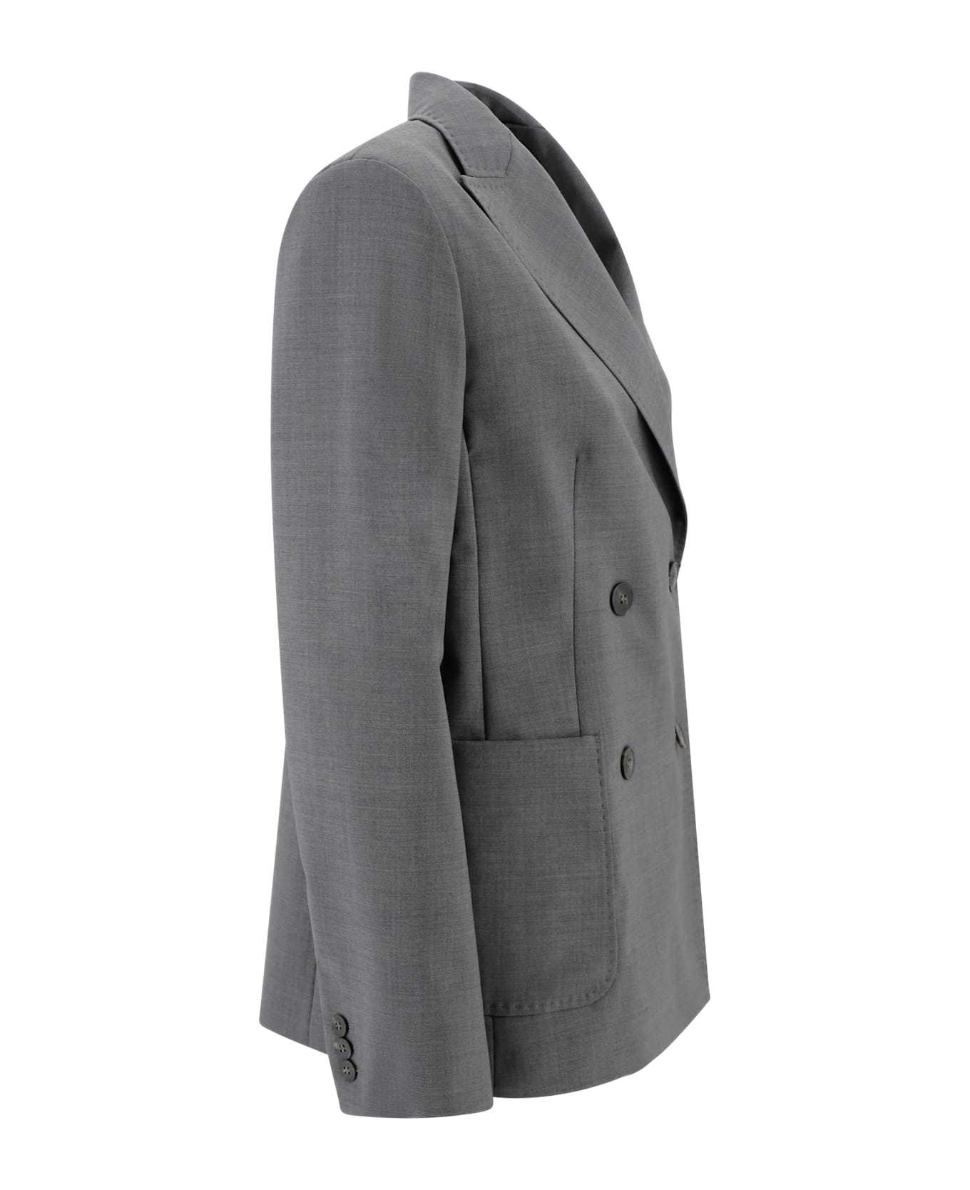 Weekend Max Mara Double-breasted Blazer - Grey