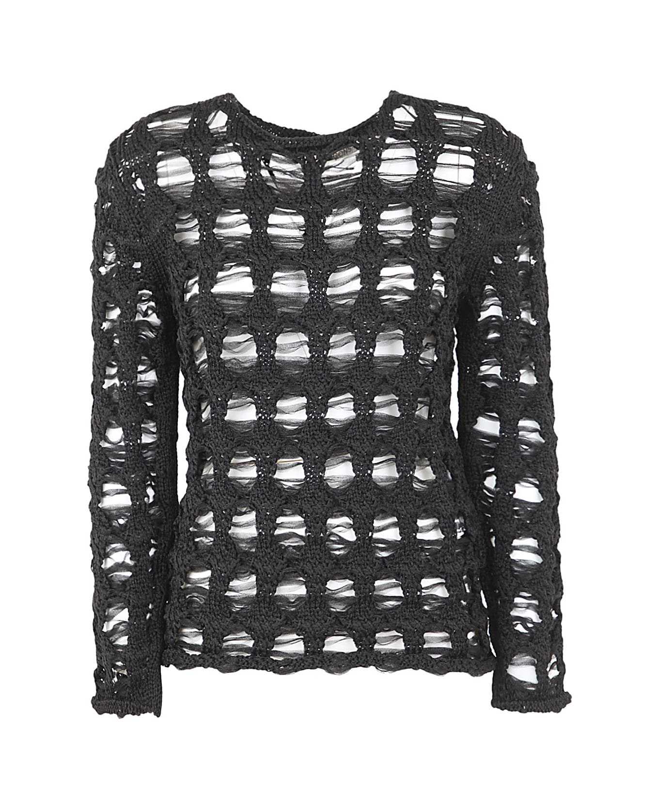 Comme des Garçons Ladies Sweater - Black ニットウェア