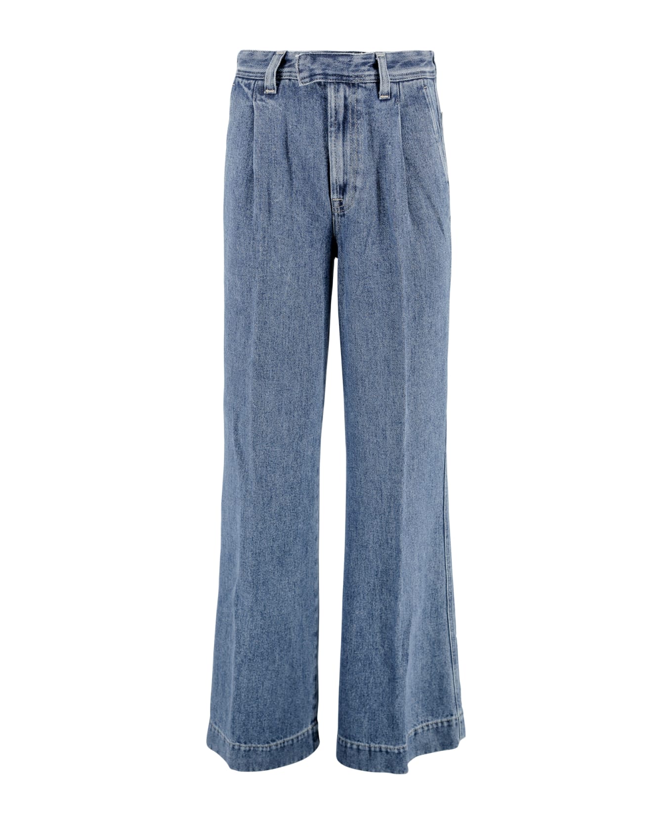 7 For All Mankind Pleated Jeans