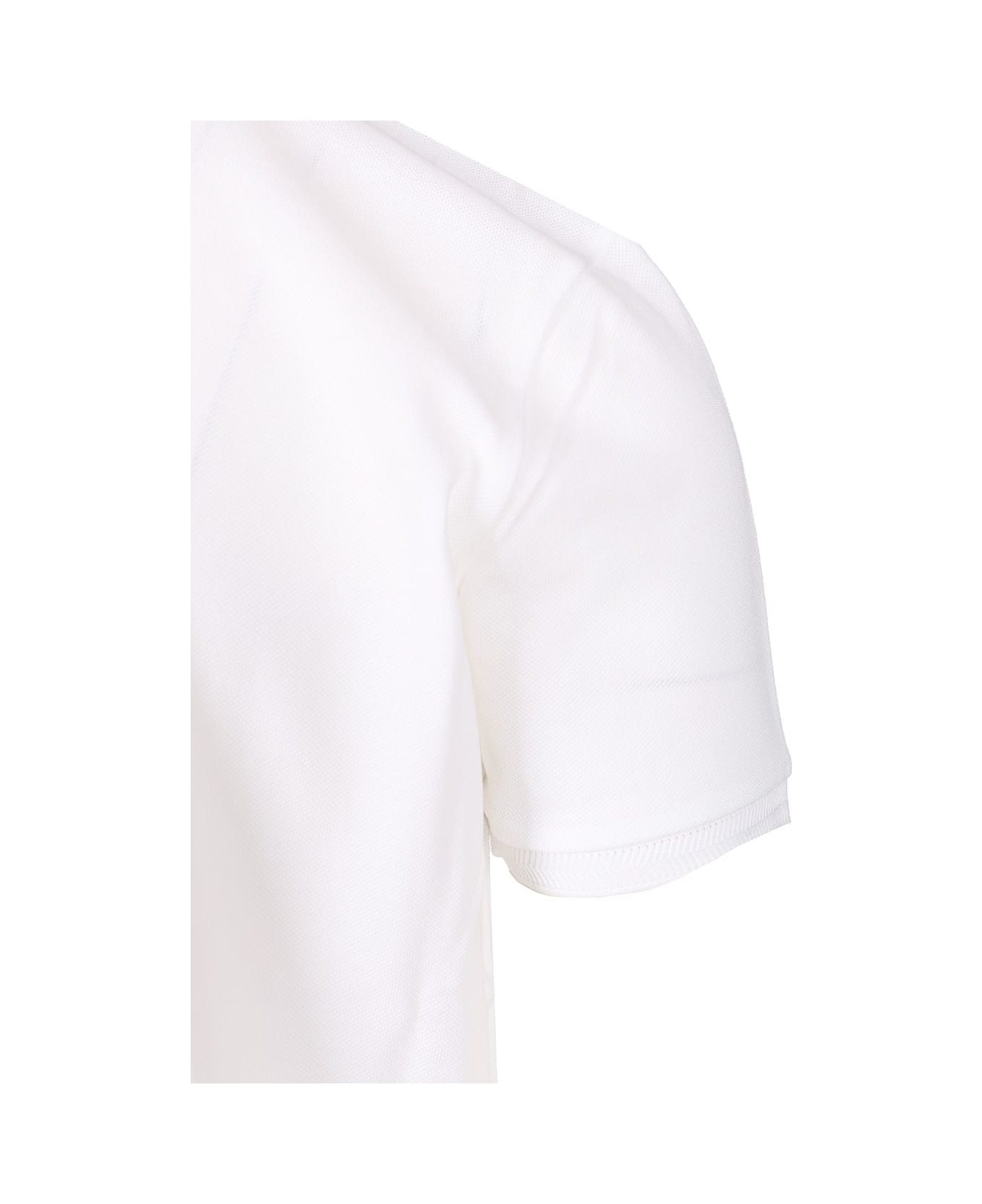 Moncler Piquet Polo - WHITE