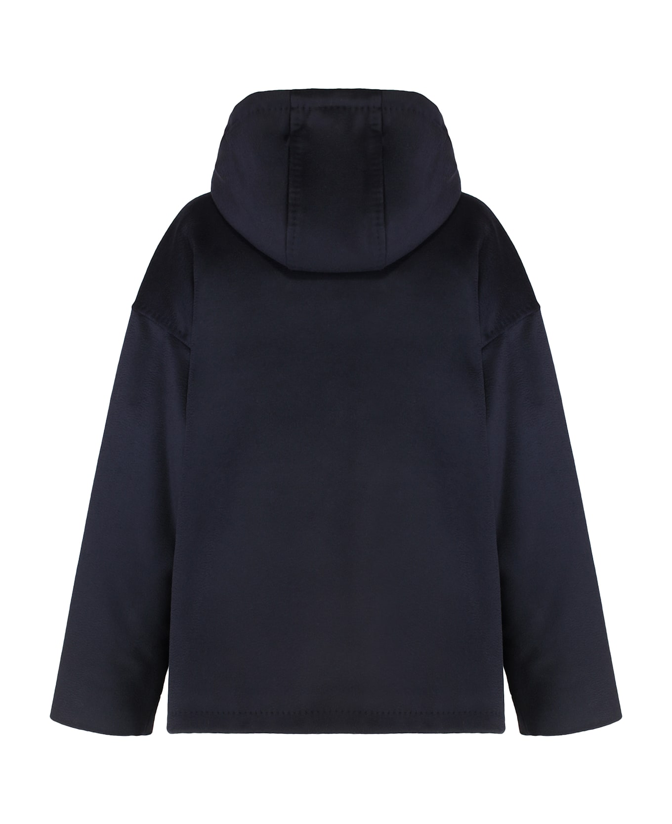 Max Mara Studio Sweater In Wool Fabric - blue