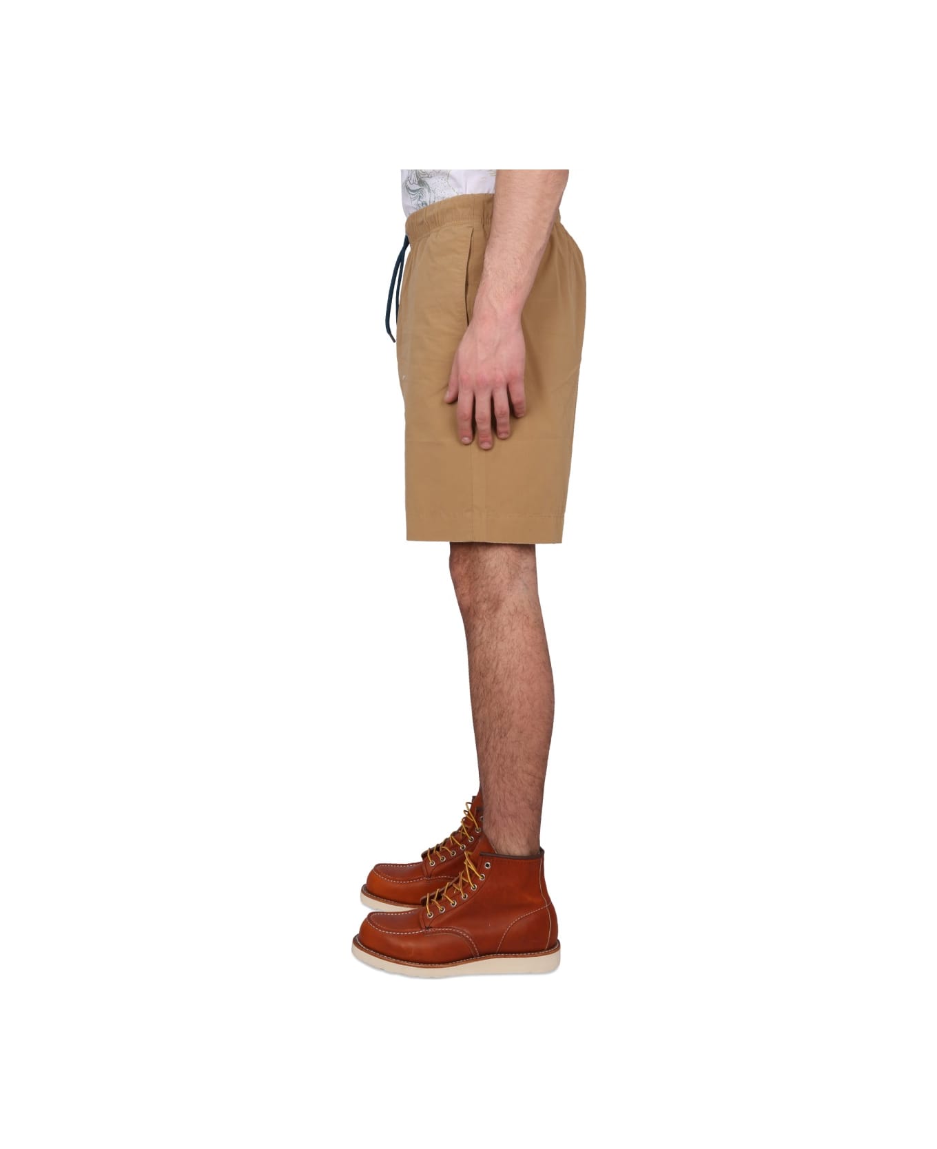 PS by Paul Smith Cotton Shorts - BEIGE