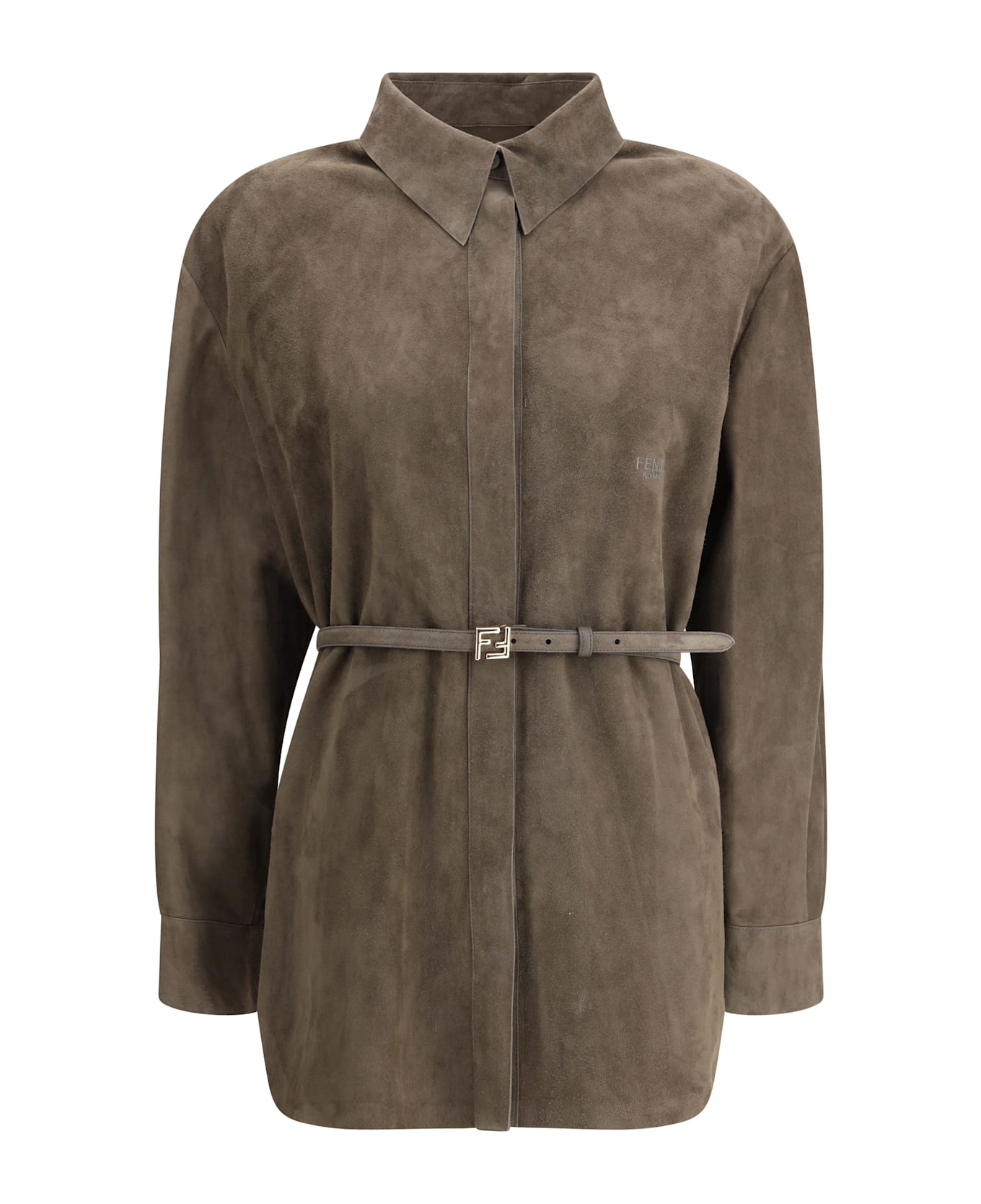 Fendi Suede Leather Shirt