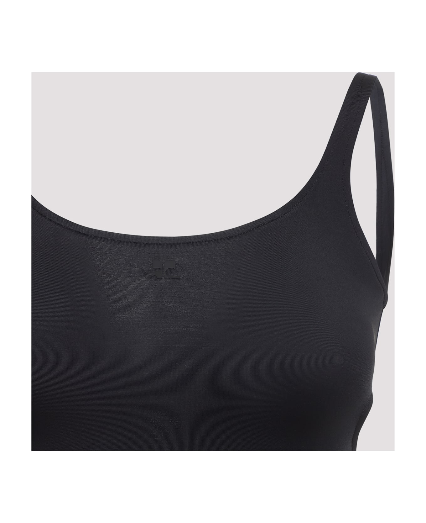 Courrèges Cut-out One-piece - Black