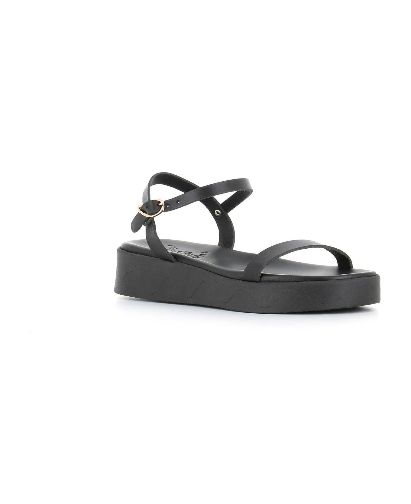 Ancient Greek Sandals Sandal Irida - Black