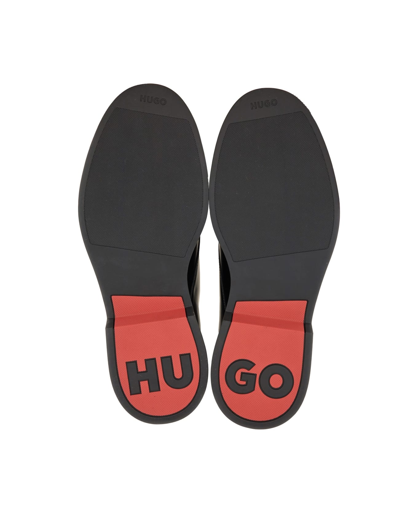 Hugo Boss Leather "derby" Loafer - BLACK