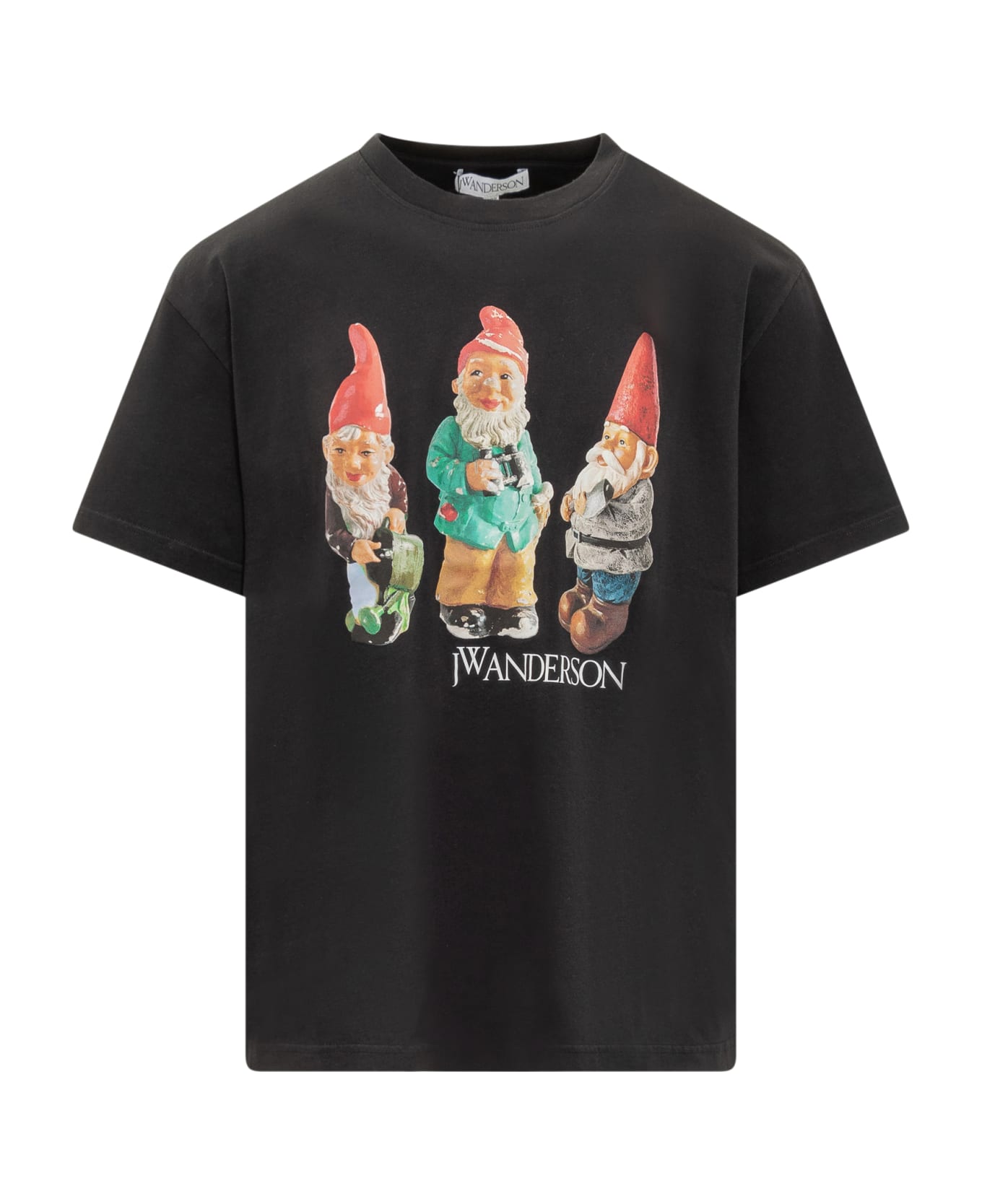 J.W. Anderson Three Gnomes T-shirt - BLACK