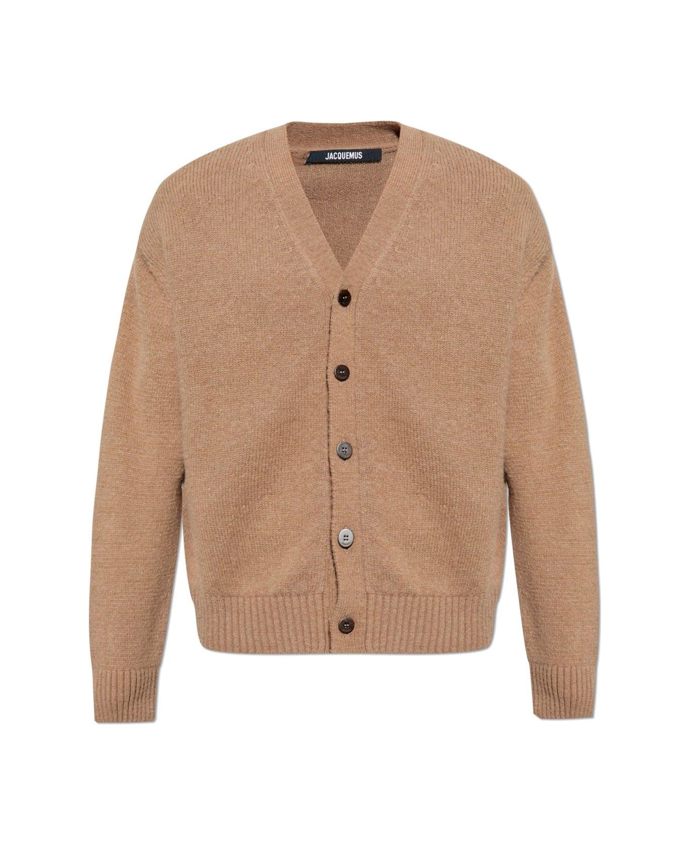 Jacquemus Signature Cardigan - Brown