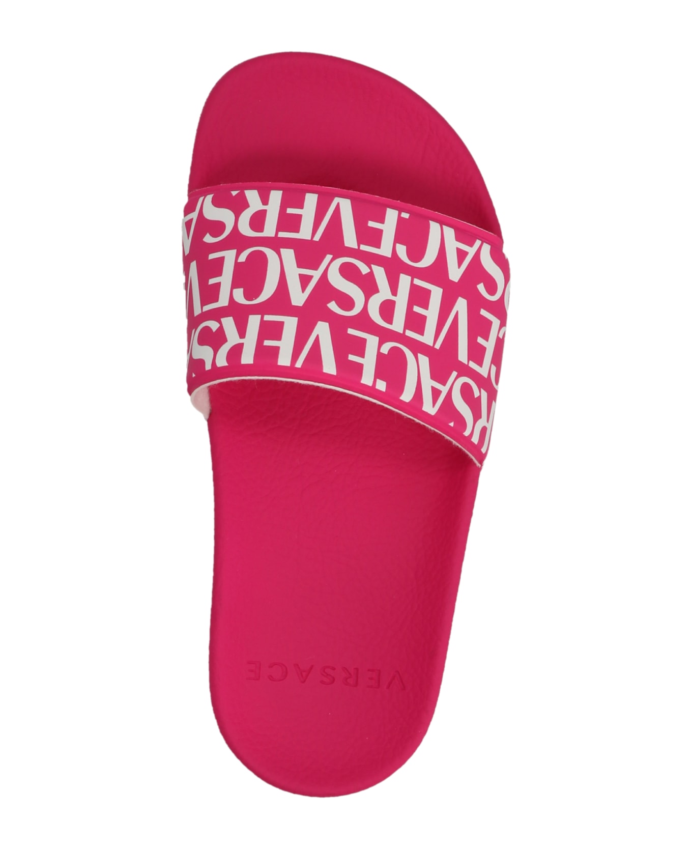 Versace Logo Slides - Fuchsia シューズ