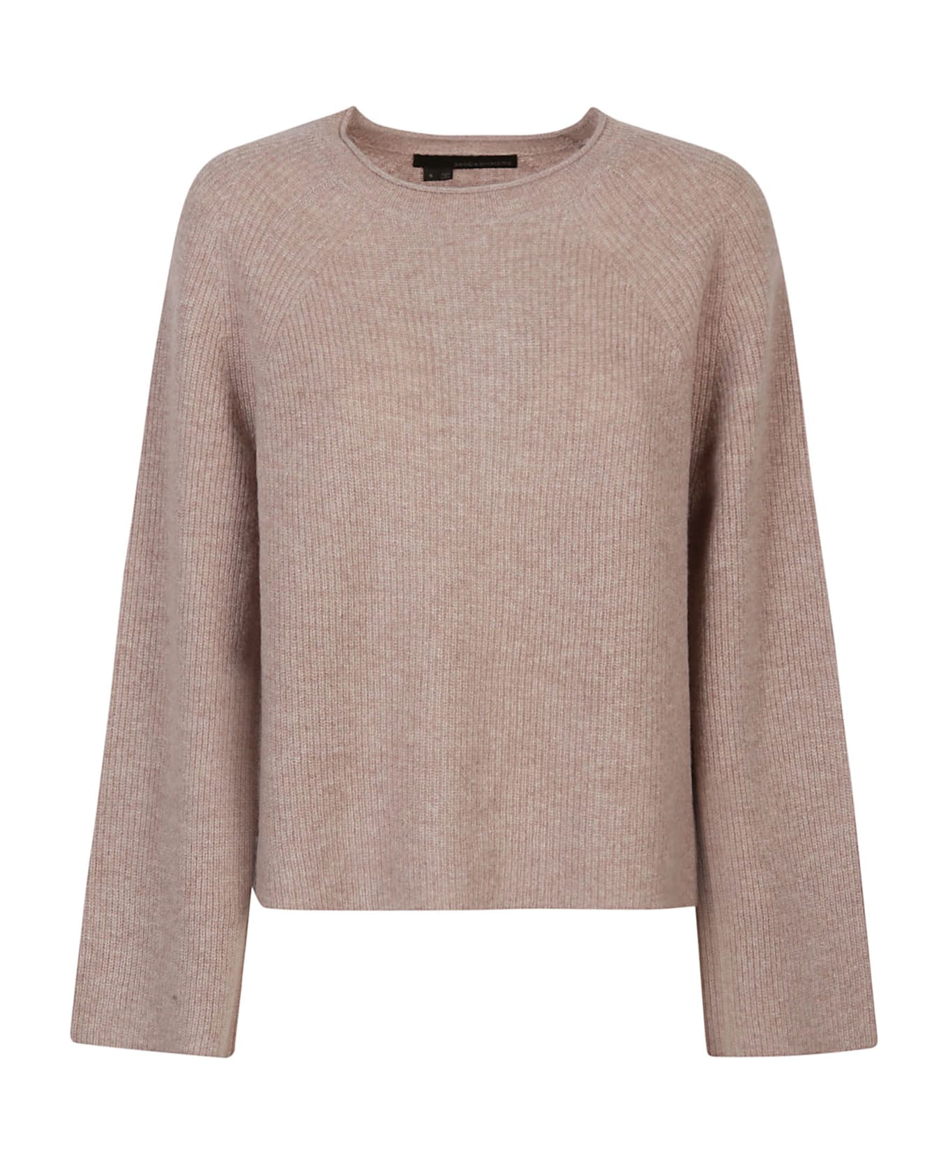 360Cashmere Sophie Trapeze Round Neck Sweater - Toast