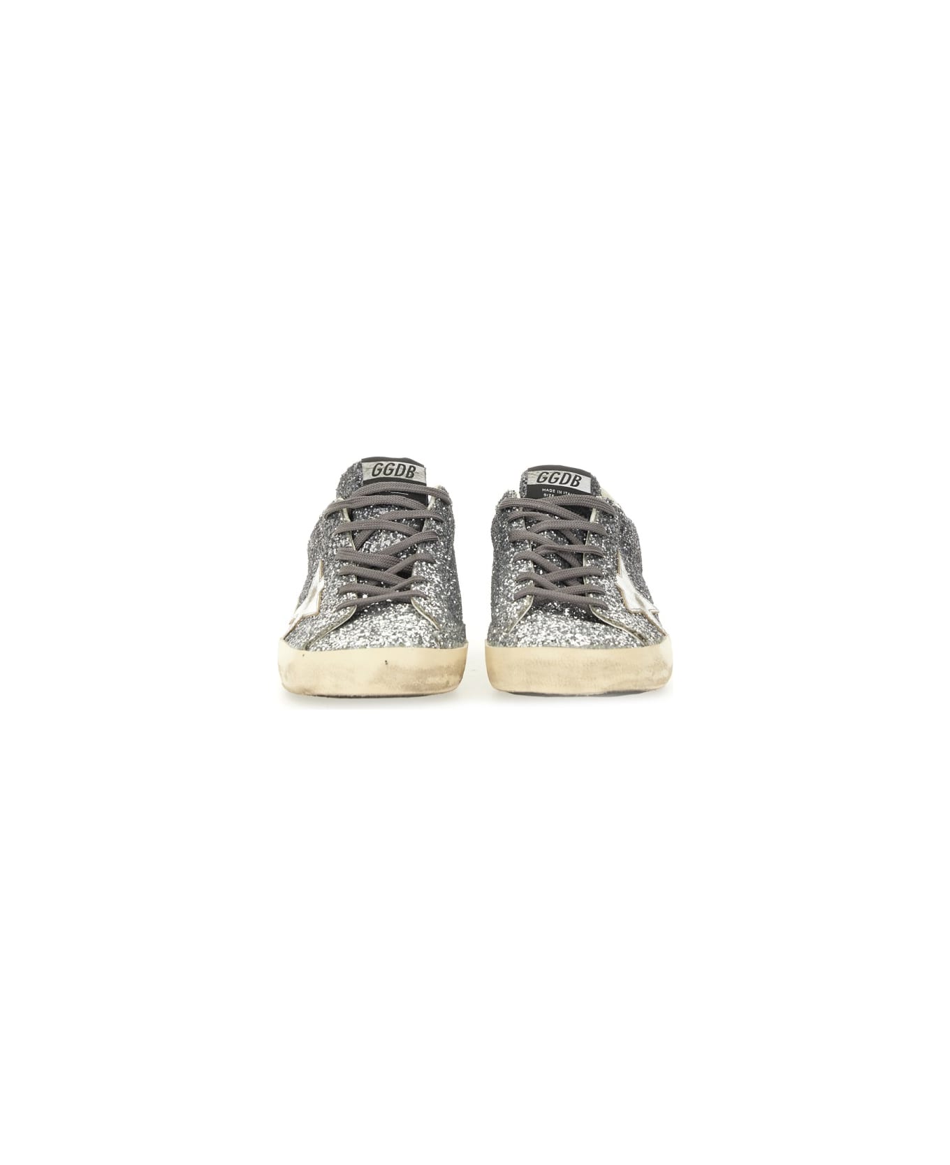 Golden Goose "super-star" Sneaker - SILVER