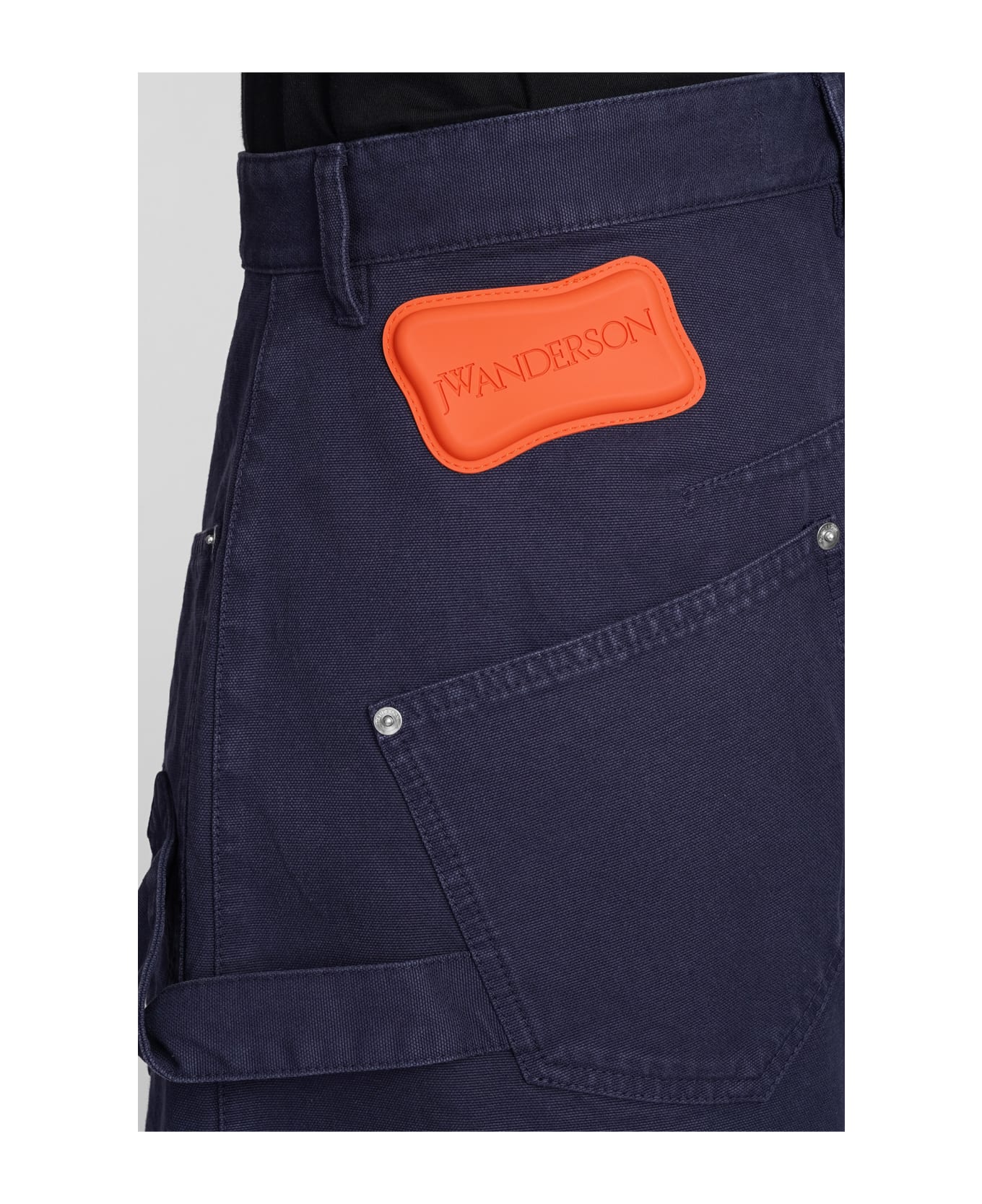 J.W. Anderson Shorts In Blue Cotton - blue