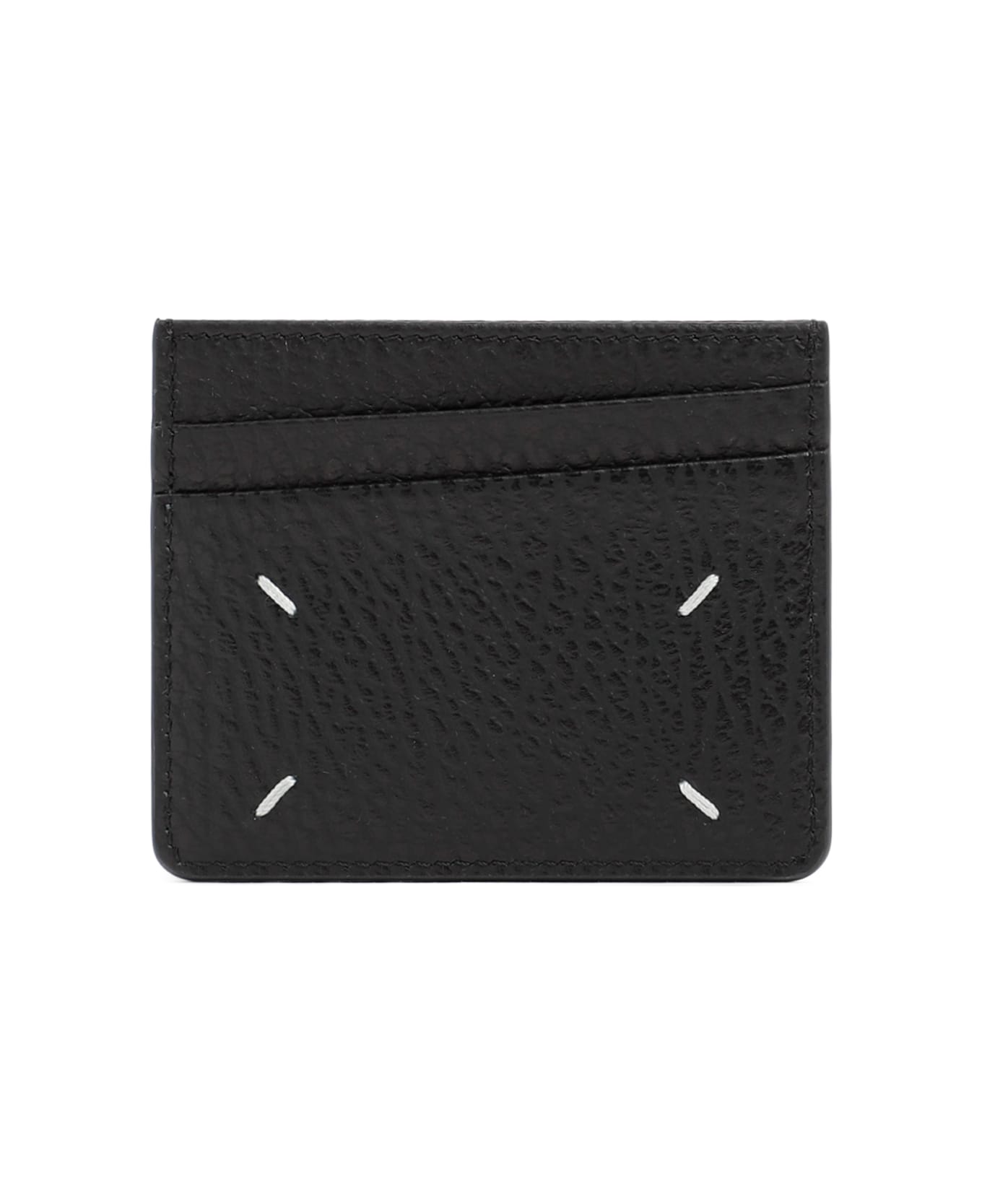 Maison Margiela Leather 6 Card Holder - Black