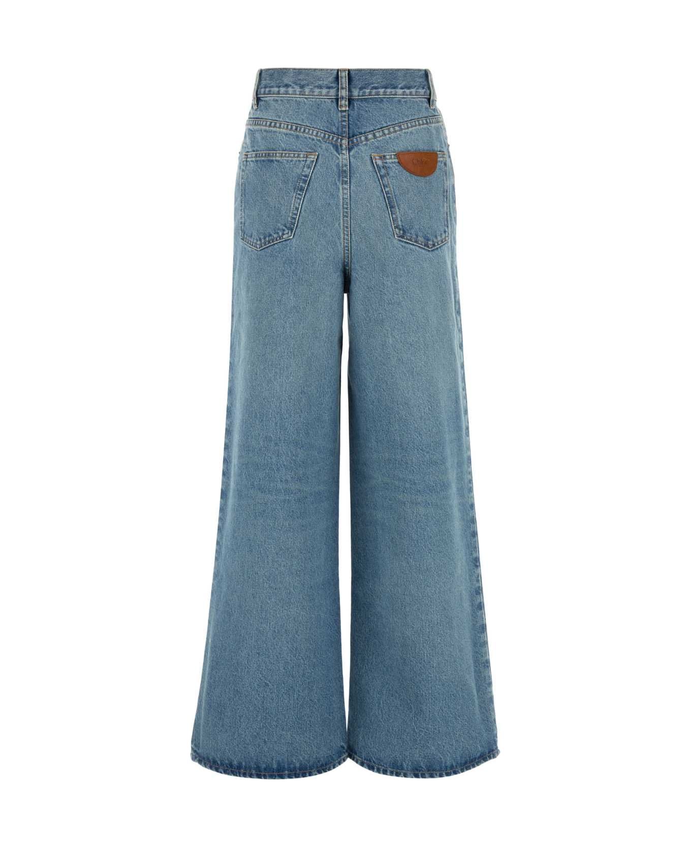 Denim Wide-leg Jeans
