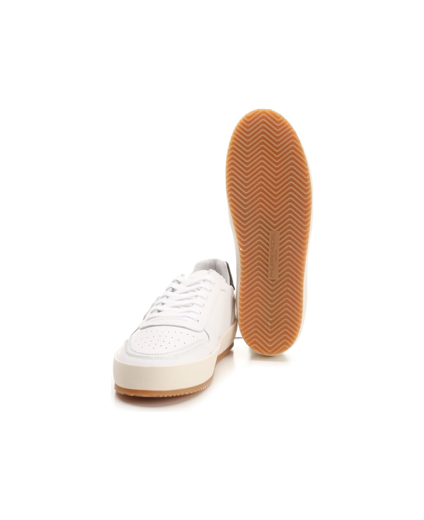 Philippe Model 
nice
 Sneaker - VEAU BLANC NOIR