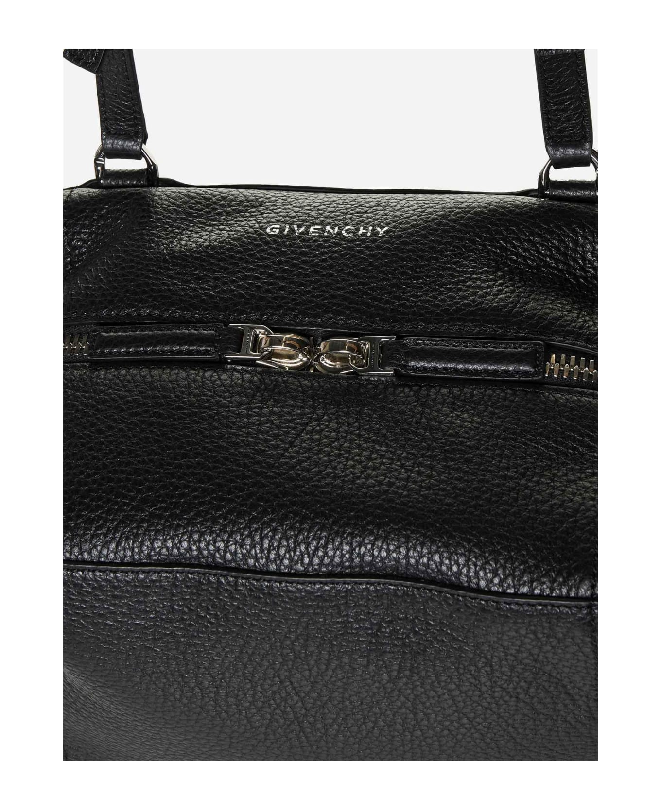 Givenchy Pandora Leather Small Bag - Black トートバッグ