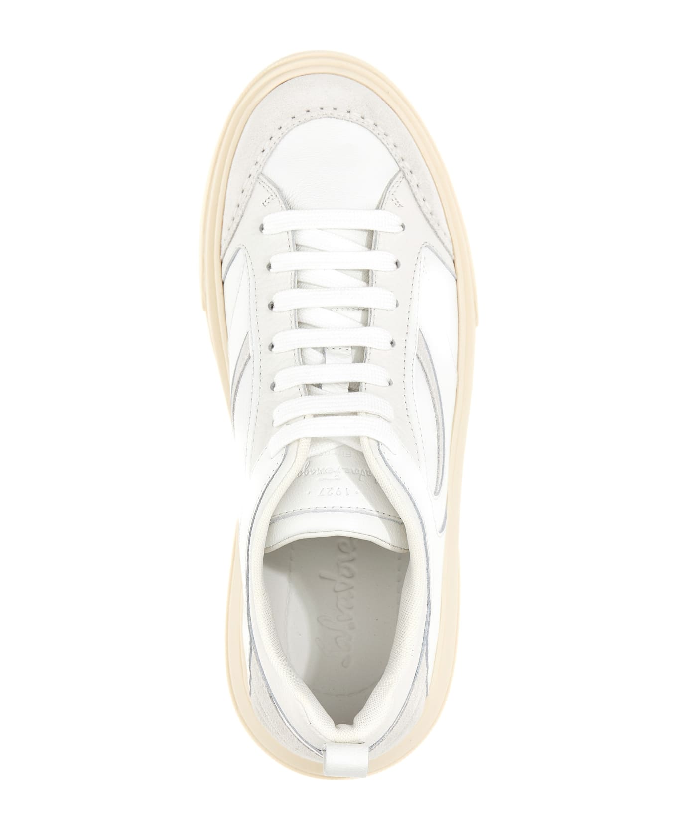 Ferragamo 'cassina Mix' Sneakers - White