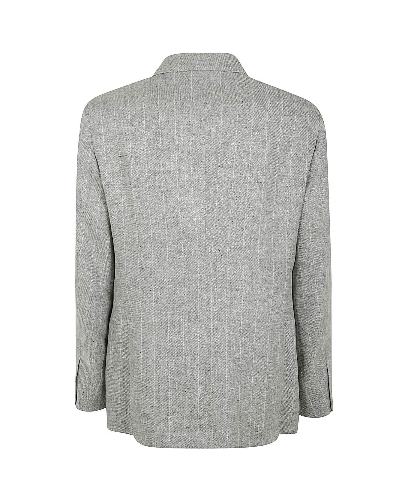 Brunello Cucinelli Leisure Suit - Graffiti T-Shirt Uomo grigio