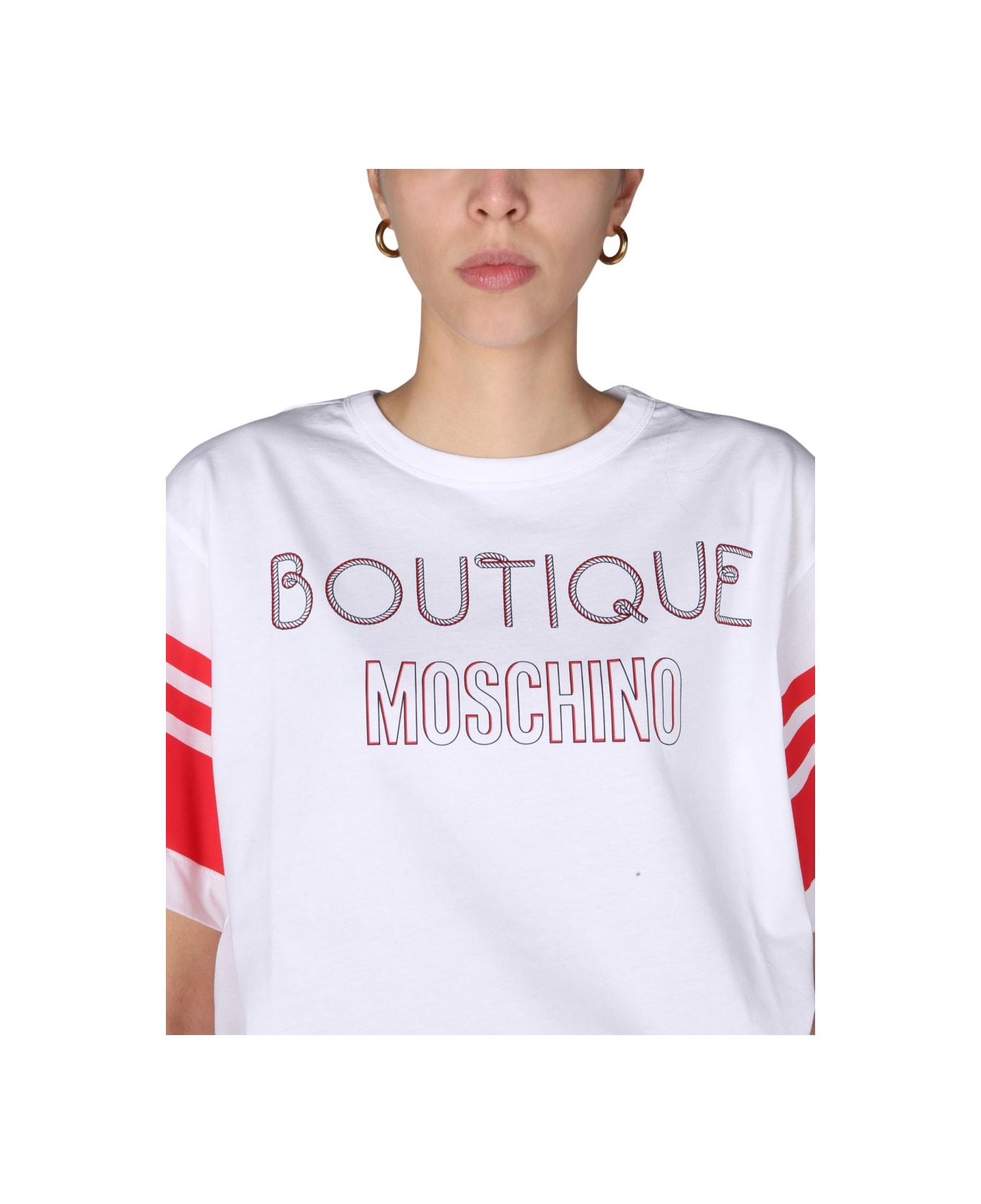Boutique Moschino "sailor Mood" T-shirt - WHITE