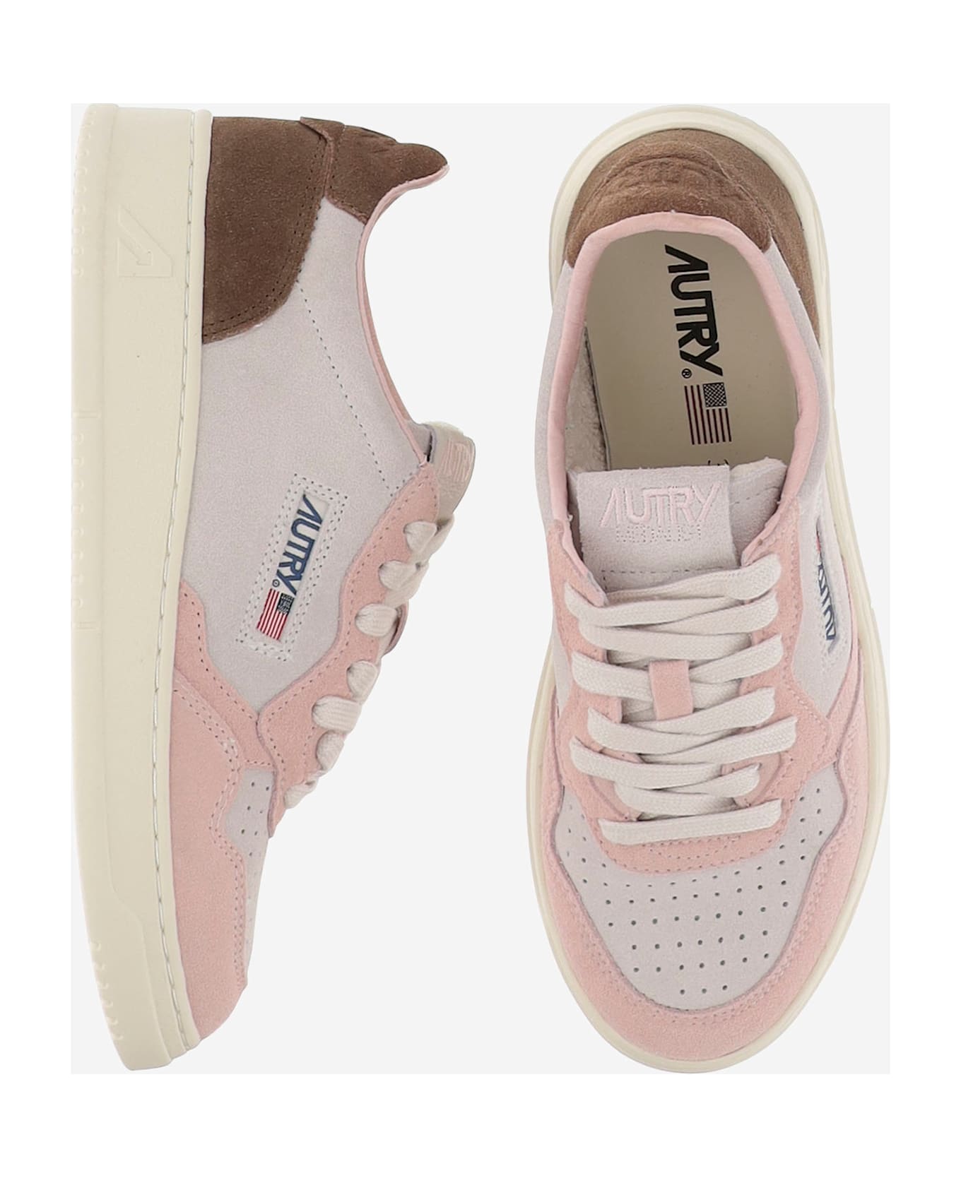 Autry Low Medalist Sneakers - Red