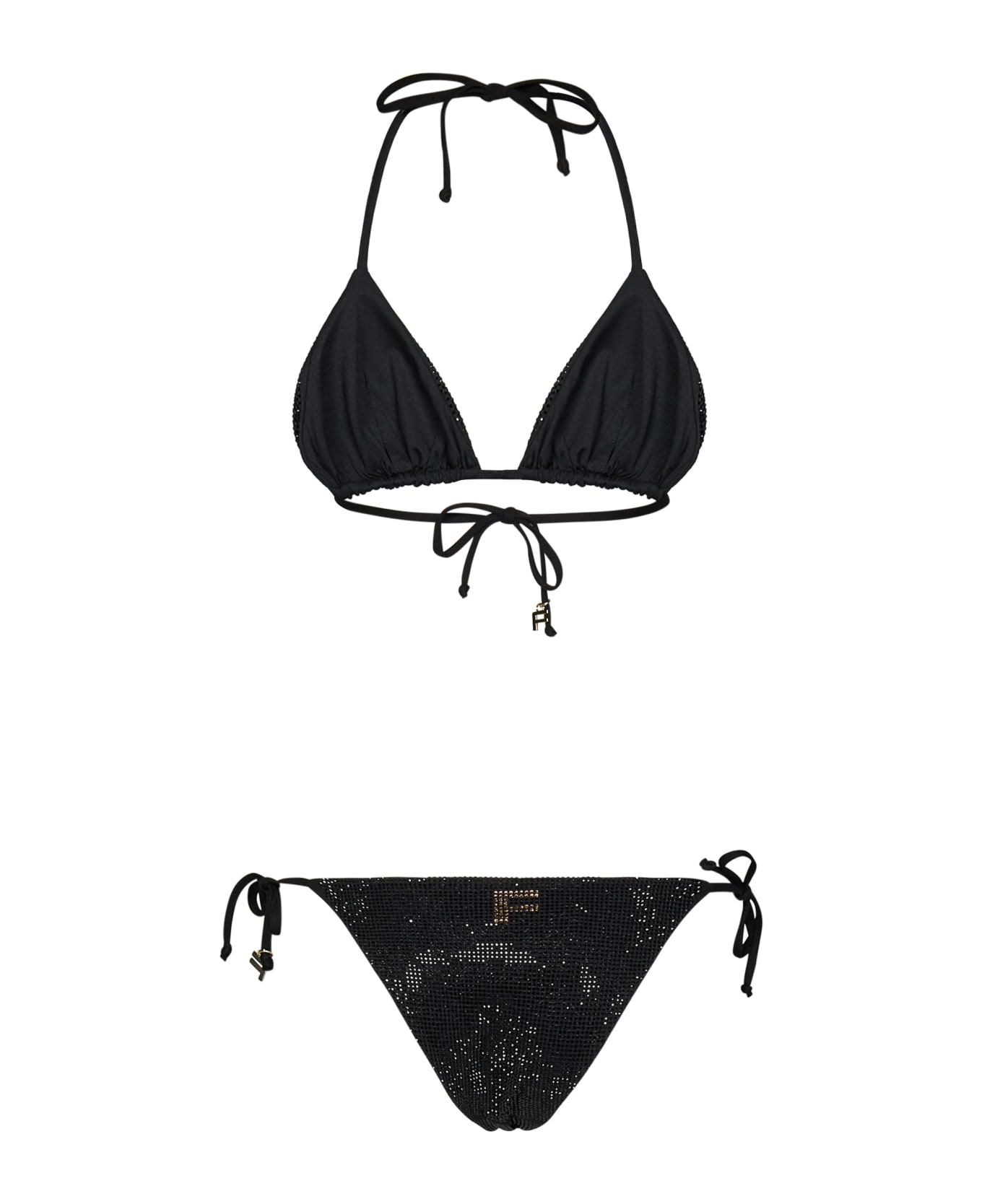 Fisico - Cristina Ferrari Fisico Bikini - Black 水着