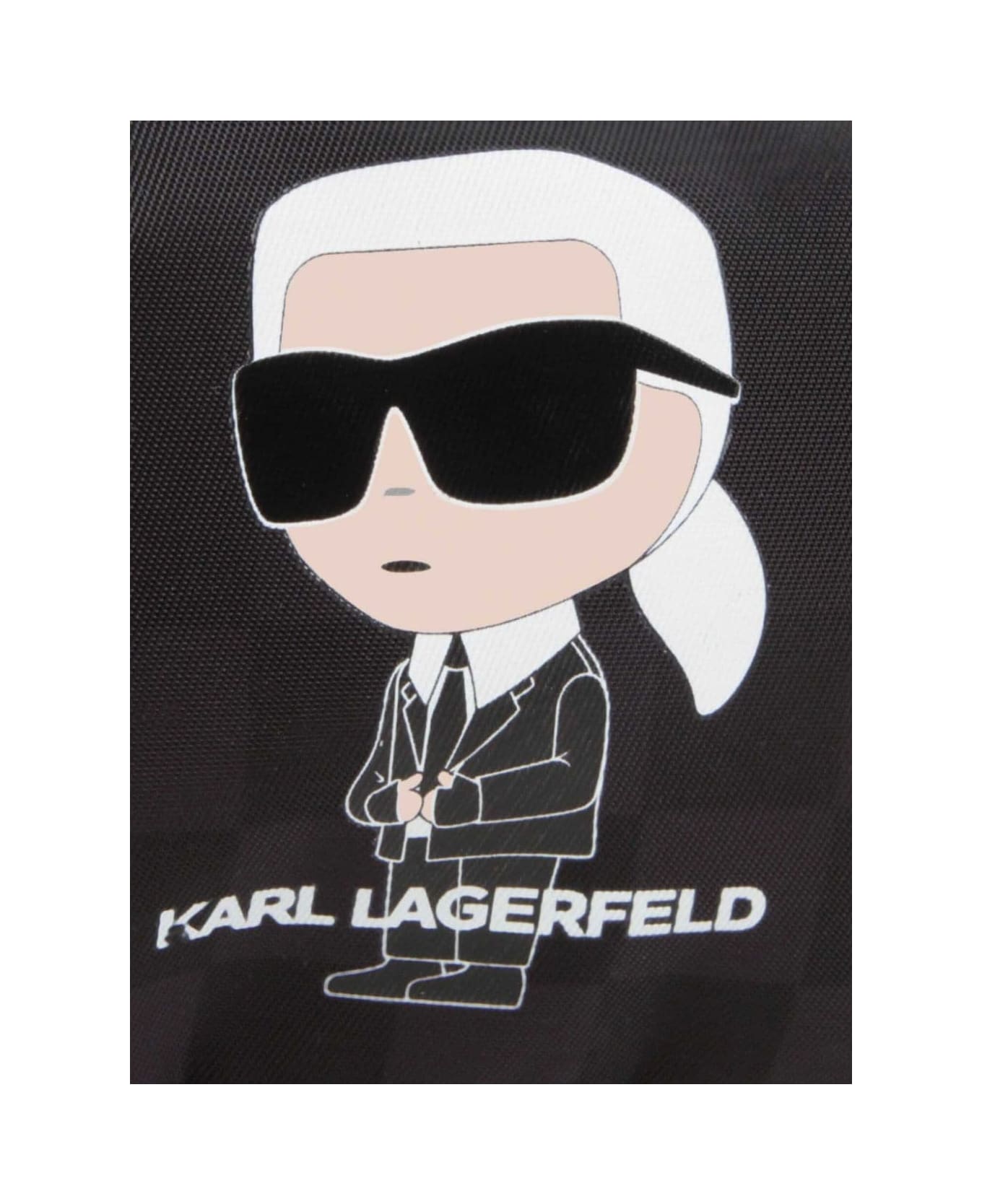Karl Lagerfeld Kids Marsupio Con Stampa - Black