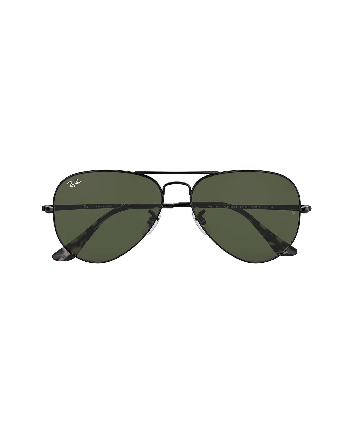 Ray-Ban Aviator Metal Ii Rb3689 Sunglasses - Nero