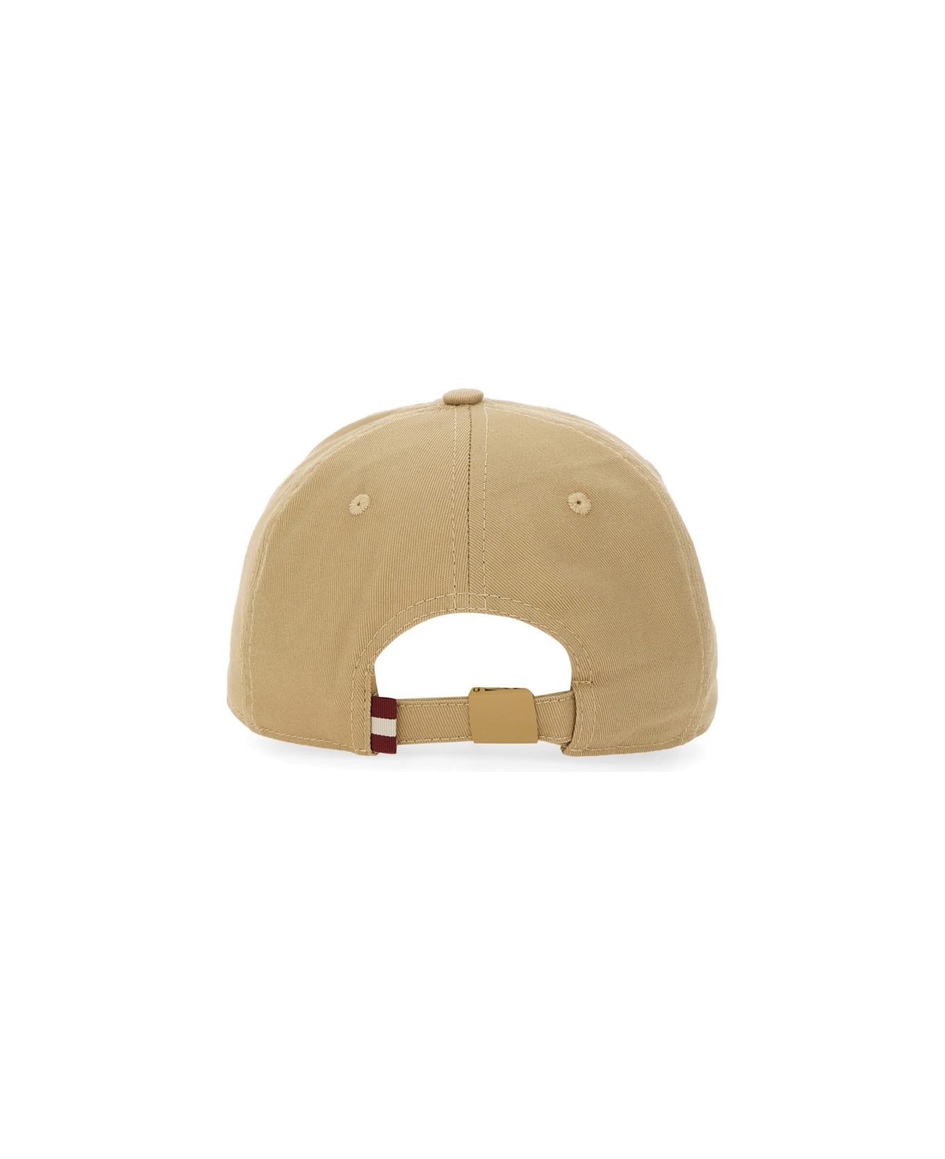 Bally Baseball Hat With Logo - BEIGE