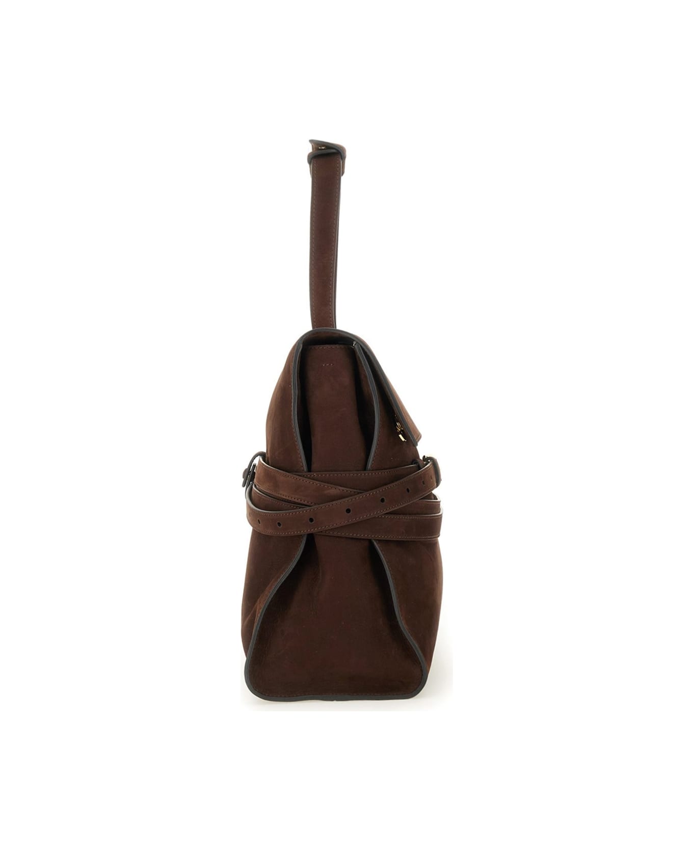 Moschino 'tie Me' Medium Bag - BROWN