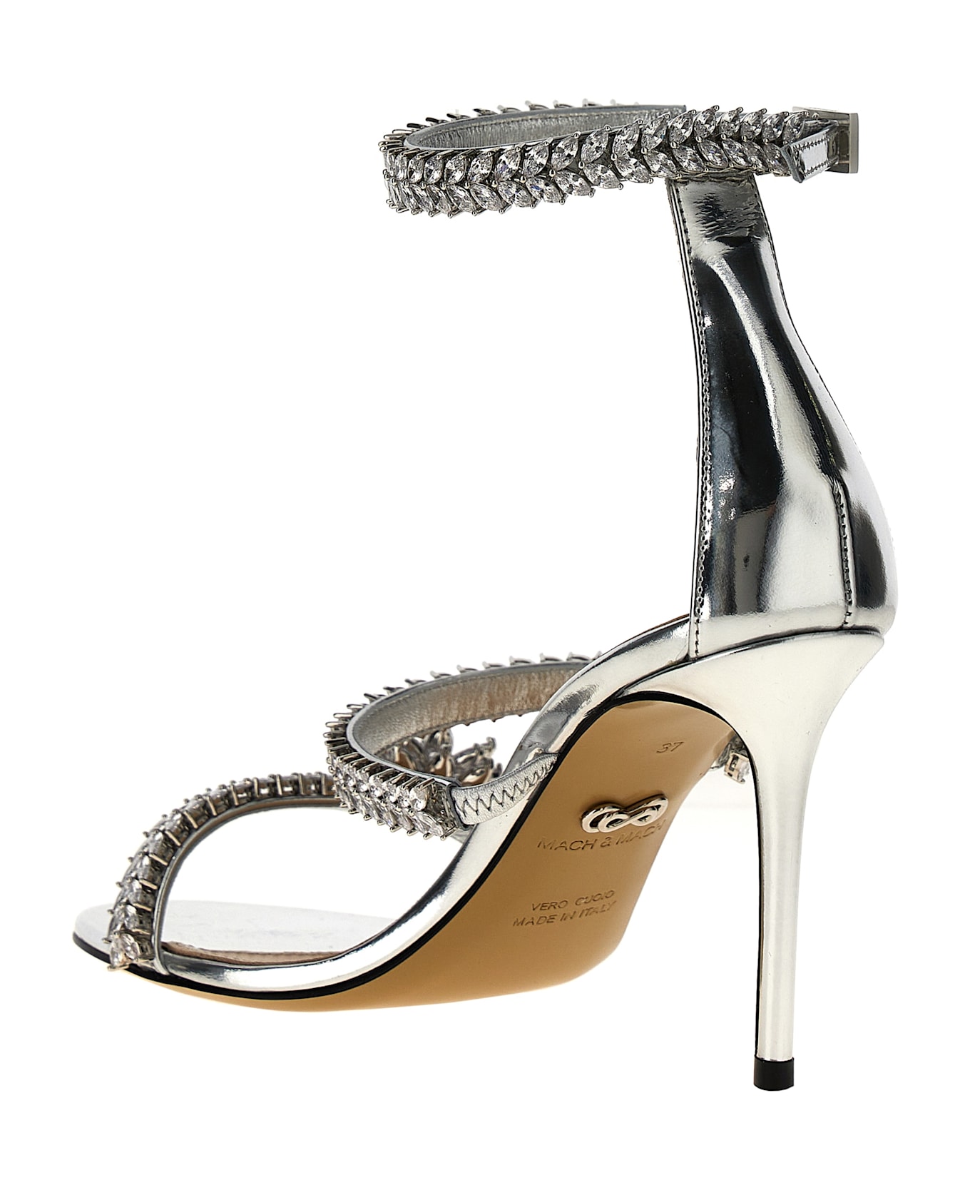 Mach 
Mach 
lotus
 Sandals - Silver