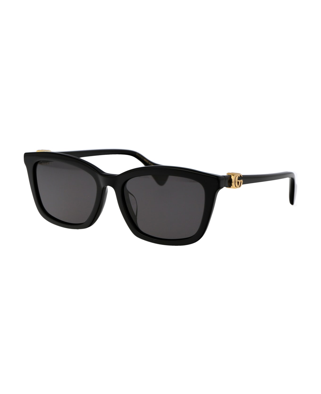 Gucci Eyewear Gg1596sk Sunglasses - 001 BLACK BLACK GREY
