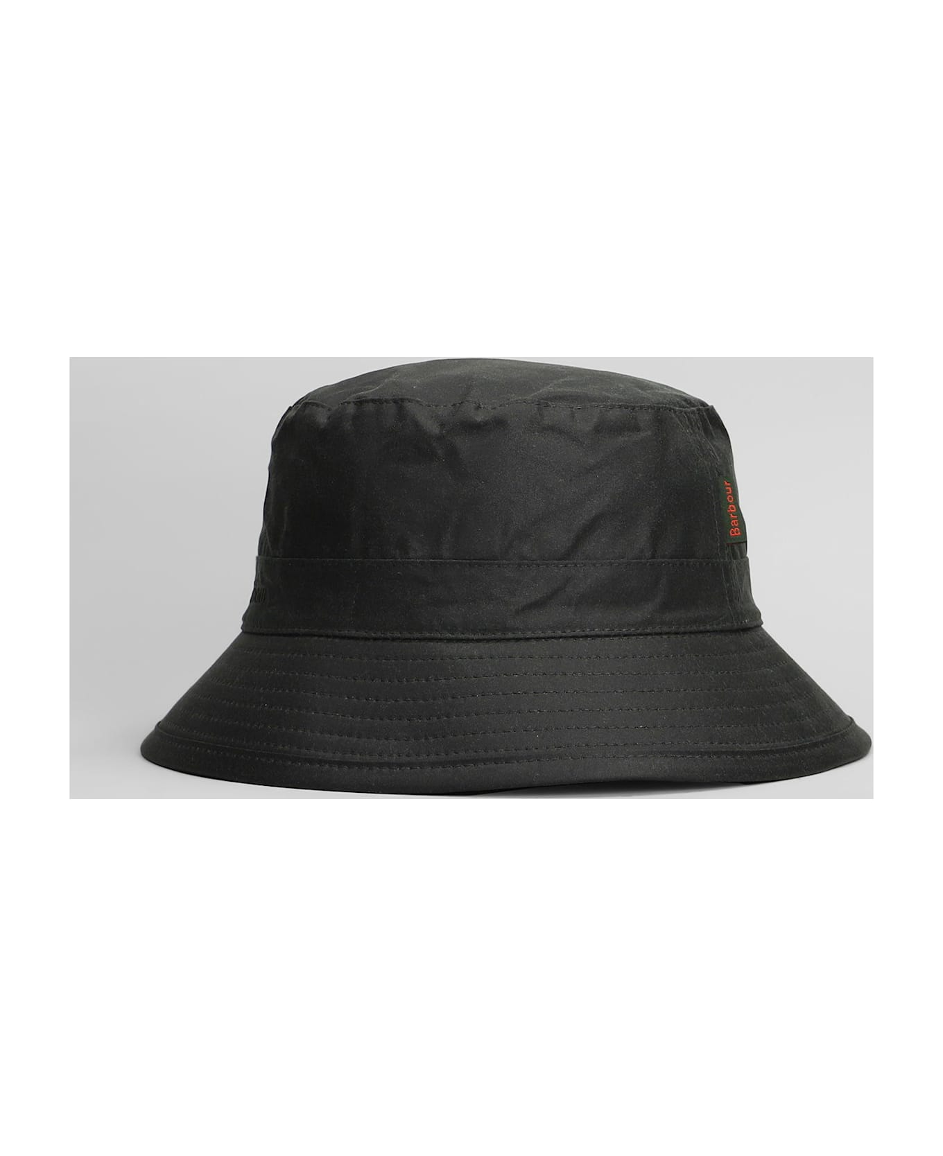 Barbour Wax Bucket Hats In Green Cotton - green