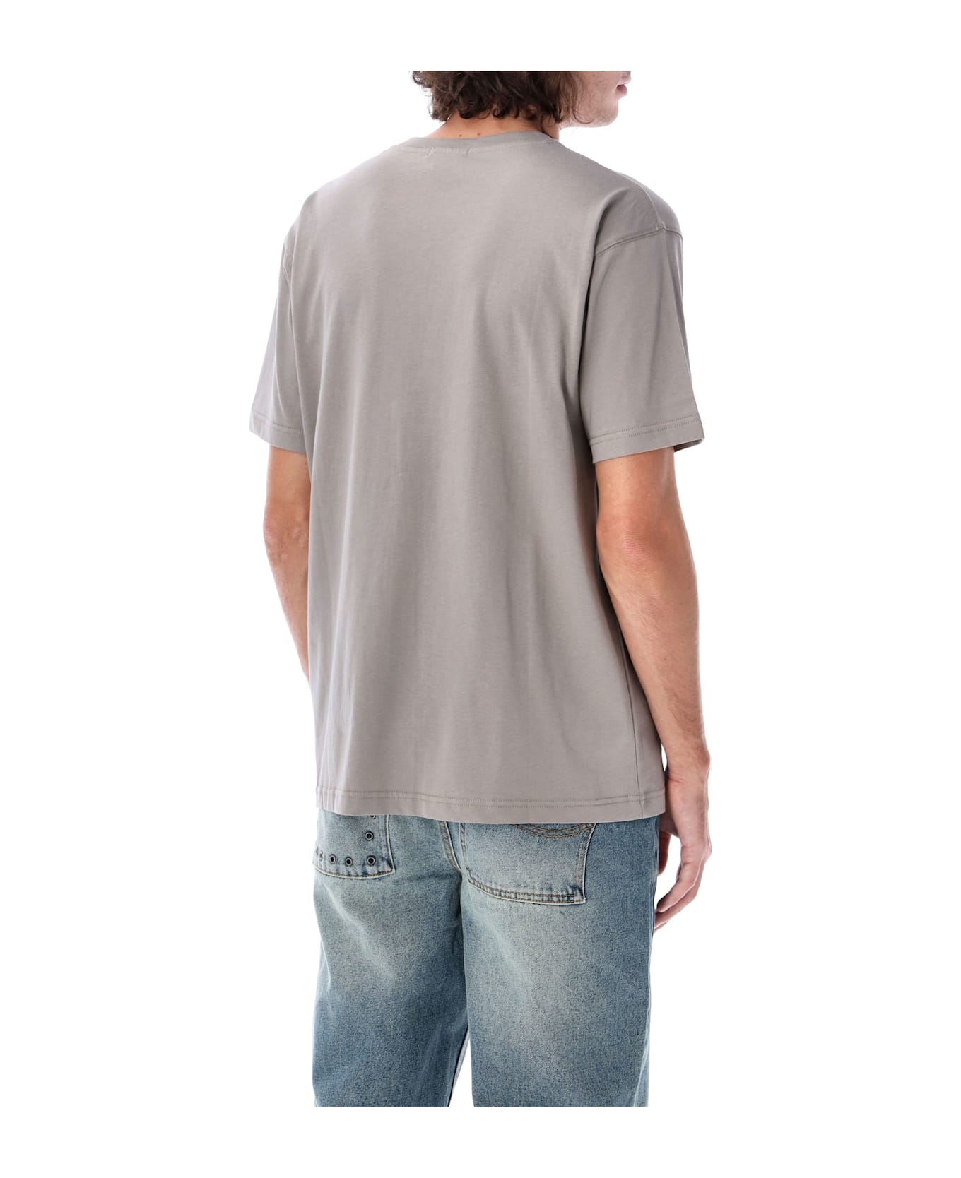 Dime Classic Small Logo T-shirt - CHARCOAL